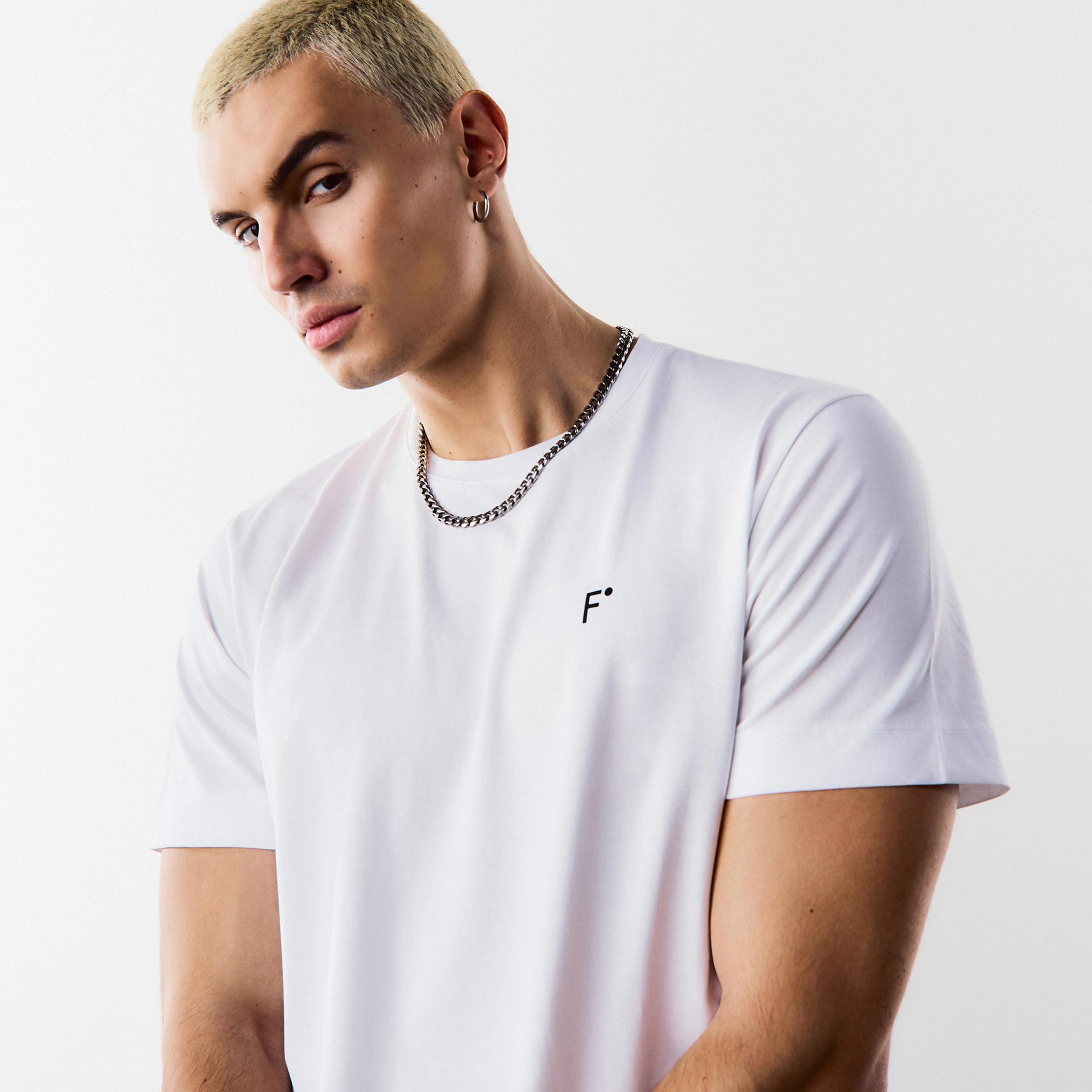 FashFed Unisex Beyaz T-Shirt