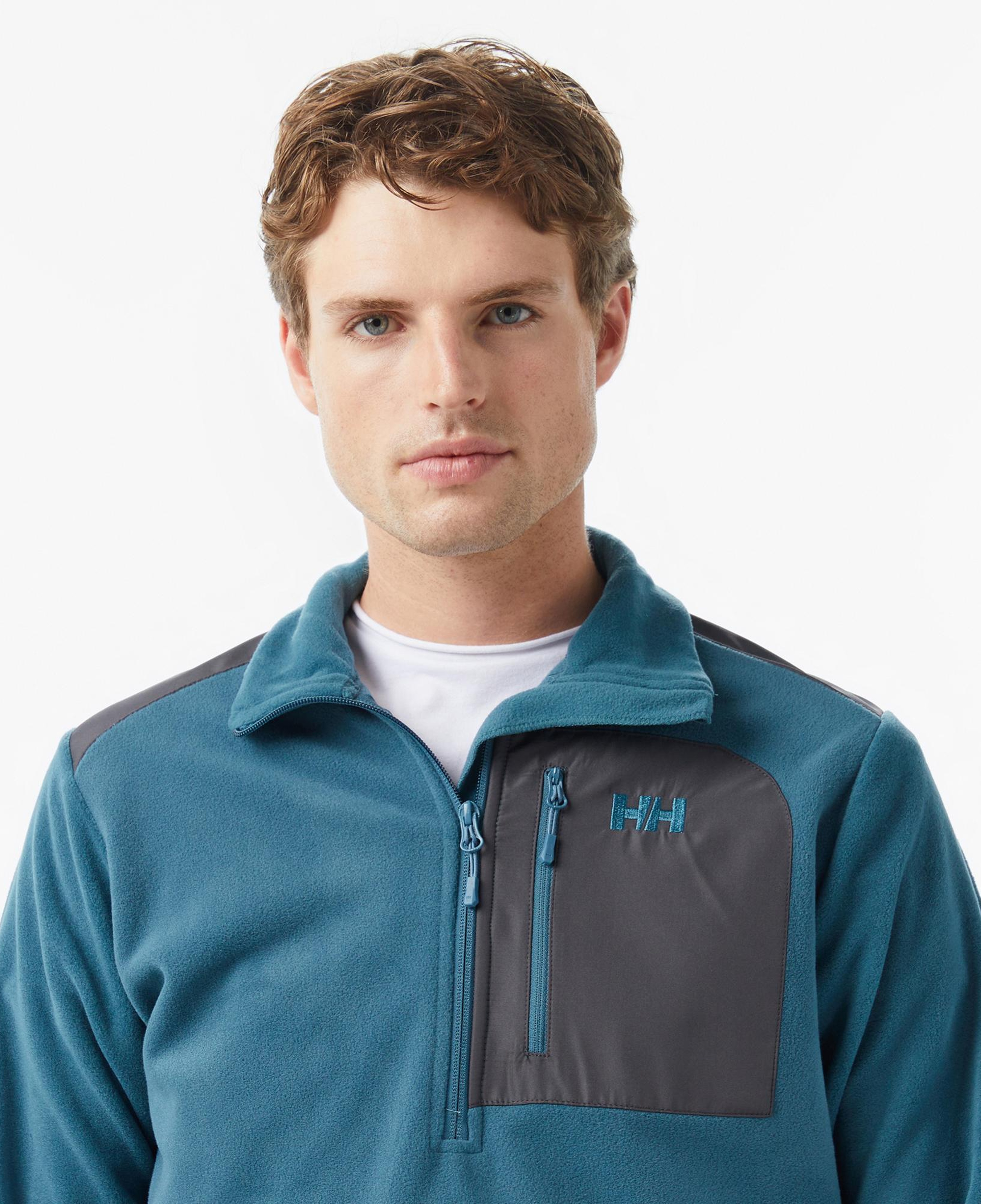 Helly Hansen Block Halfzip Polar Erkek Yeşil Sweatshirt