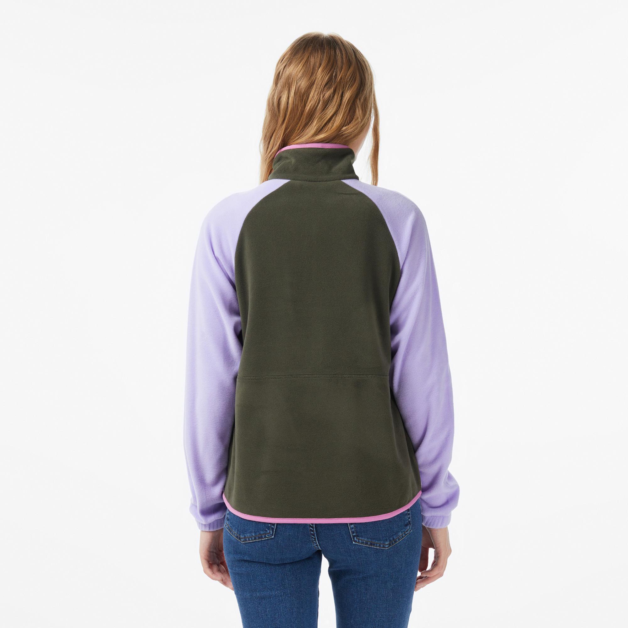 Helly Hansen W Rig 1/2 Zip Polar Kadın Mor Sweatshirt