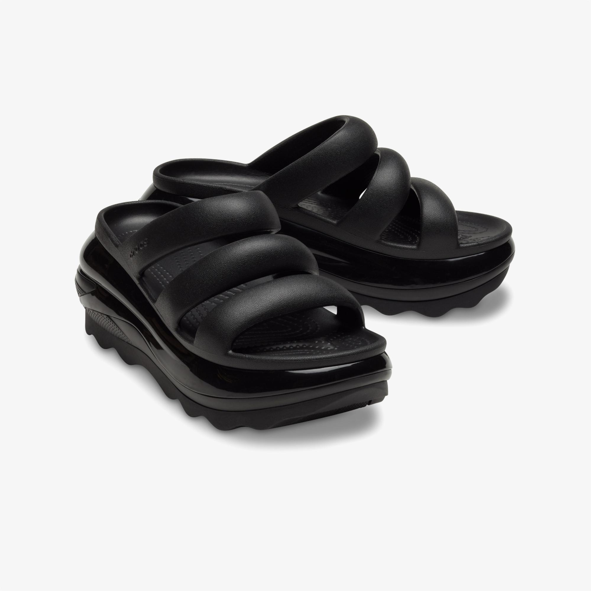 Crocs Mega Crush Triple Strap Kadın Siyah Terlik