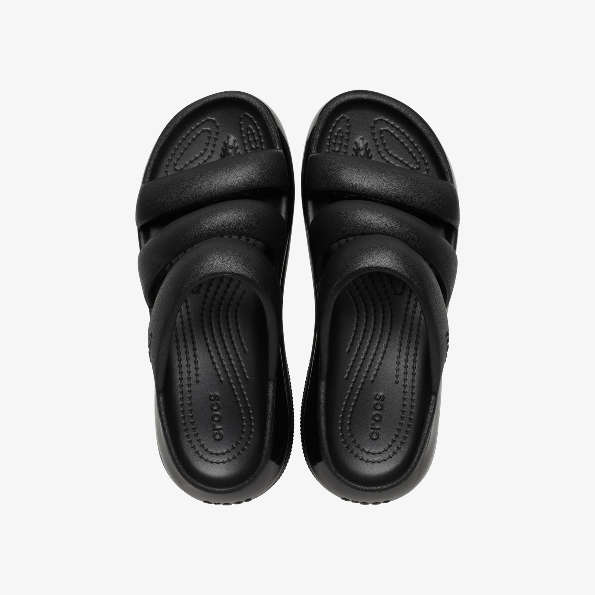 Crocs Mega Crush Triple Strap Kadın Siyah Terlik