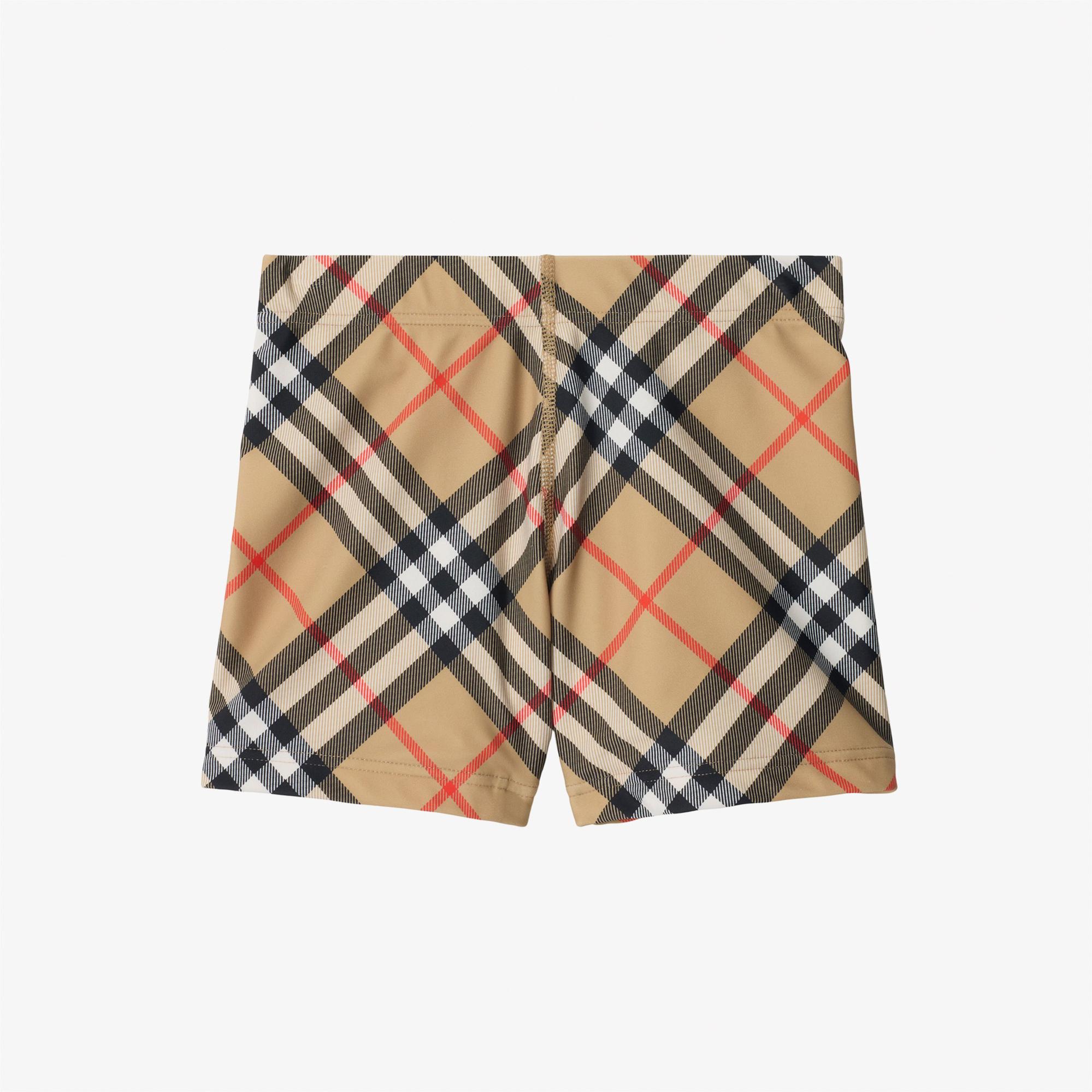Burberry Alvis Çocuk Bej Deniz Şortu