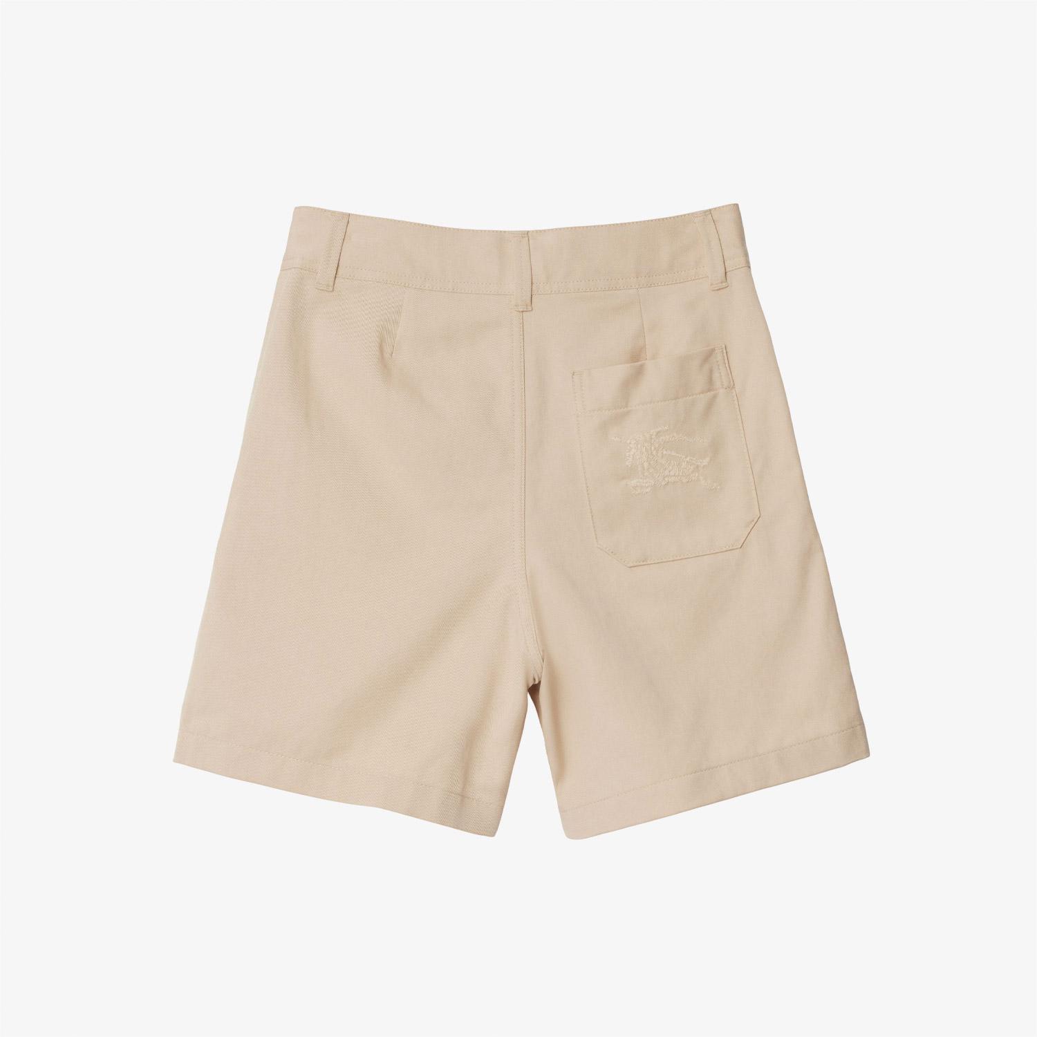 Burberry Pamuk Karışımlı Çocuk Bej Şort