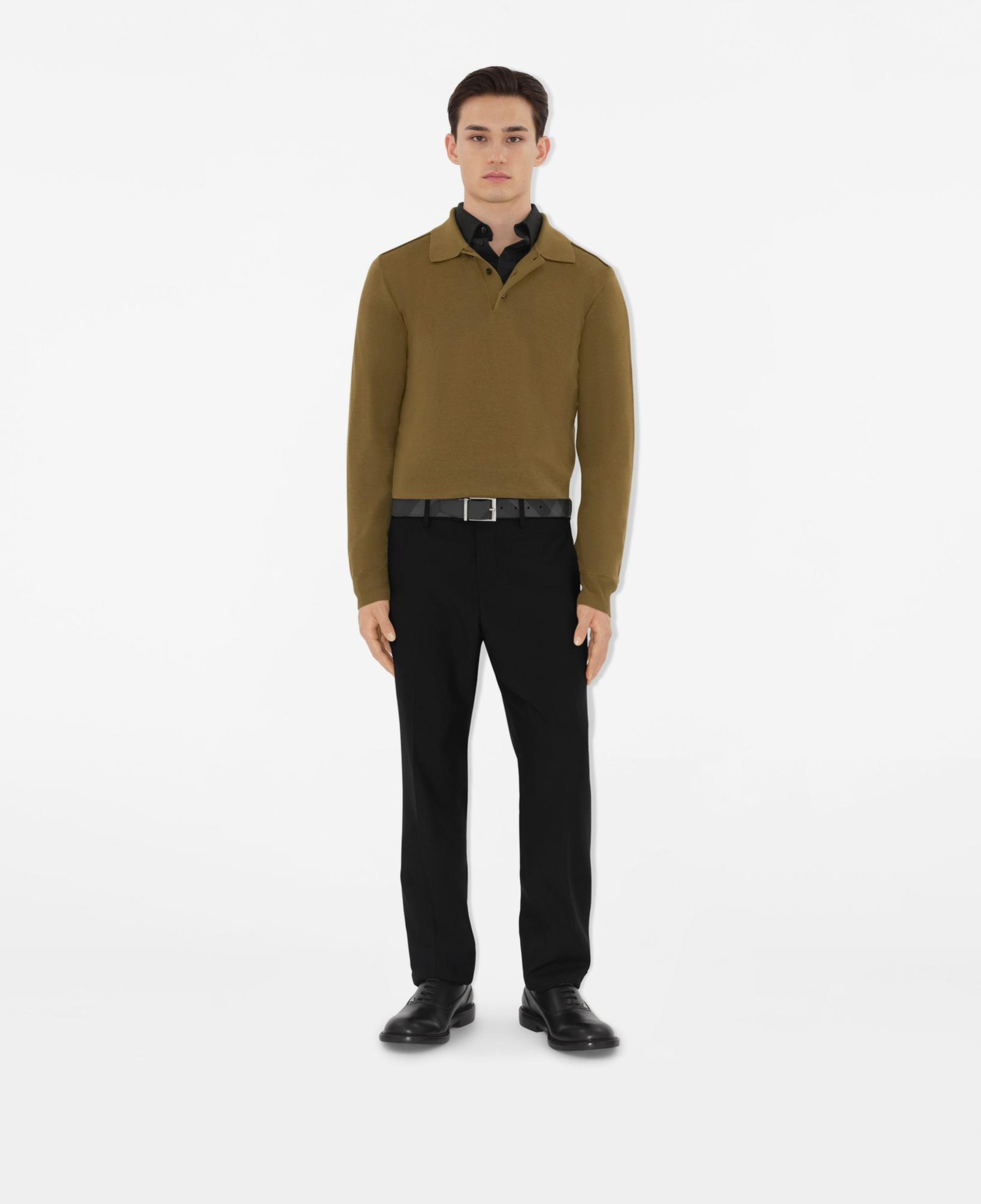 Burberry Check and Leather Reversible Erkek Siyah Kemer