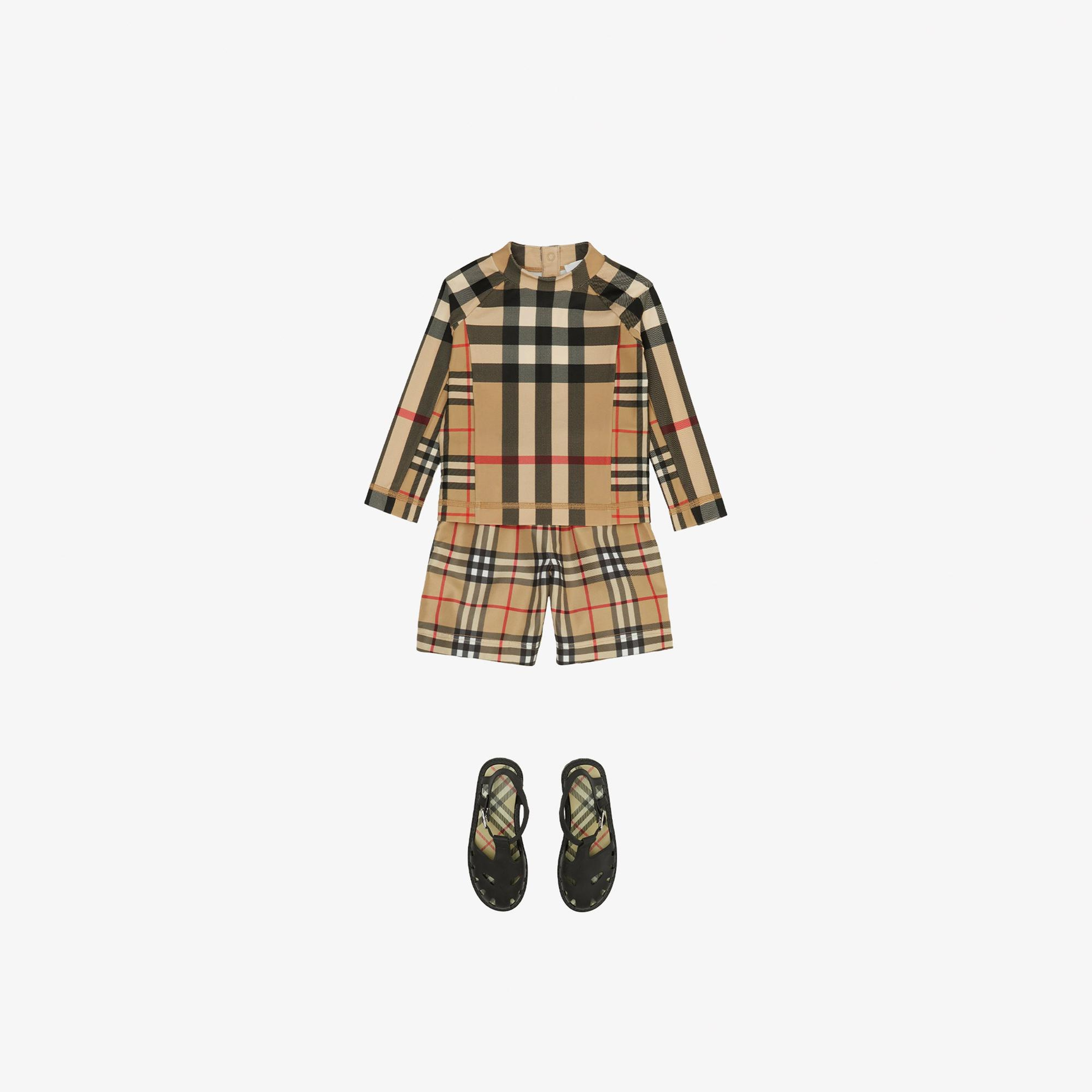 Burberry Malcolm Vintage Çocuk Bej Mayo