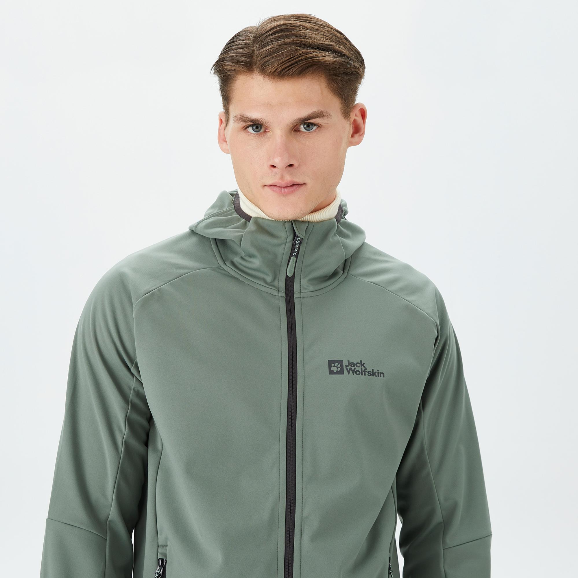 Jack Wolfskin Feldberg Erkek Yeşil Sweatshirt