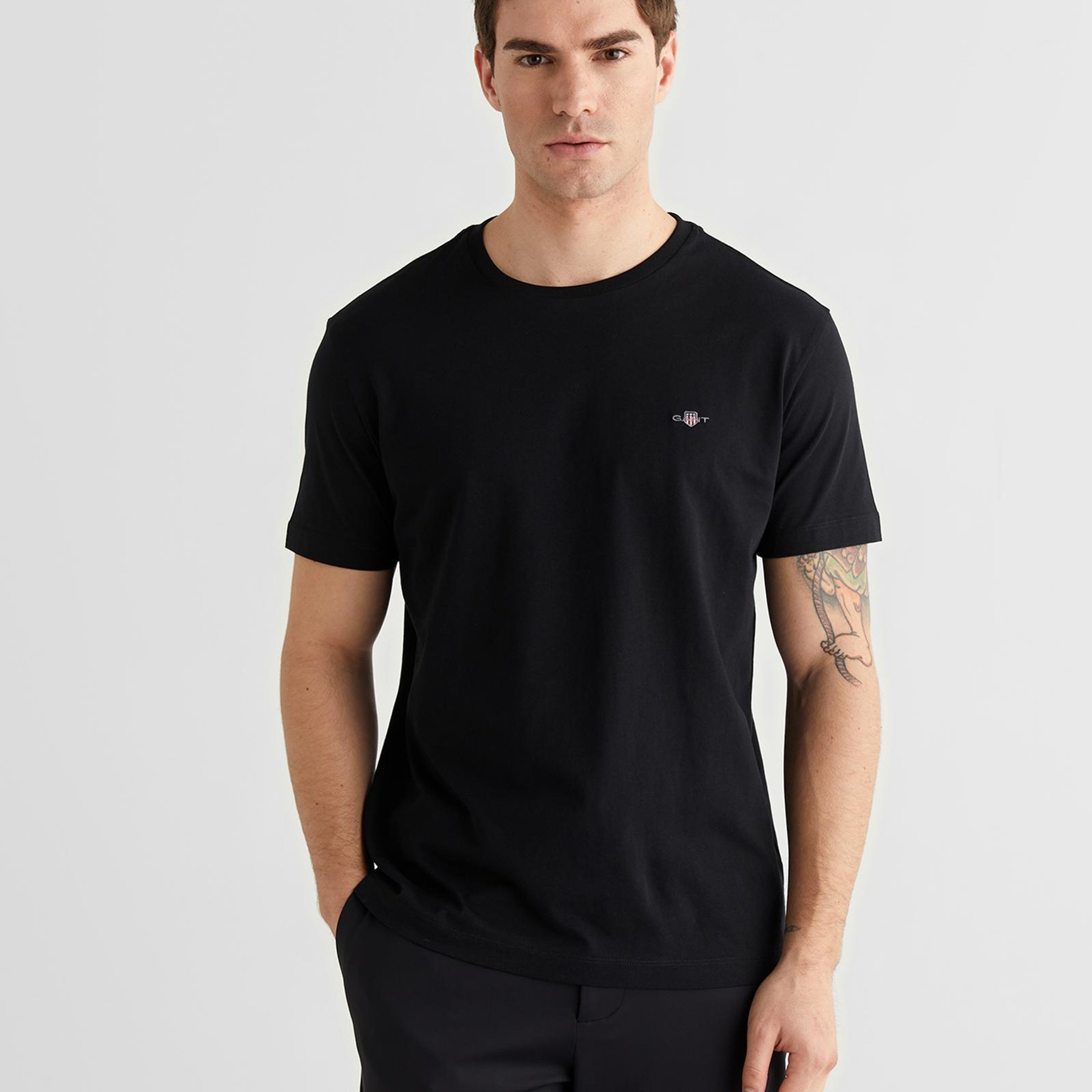 Gant Erkek Siyah T-Shirt