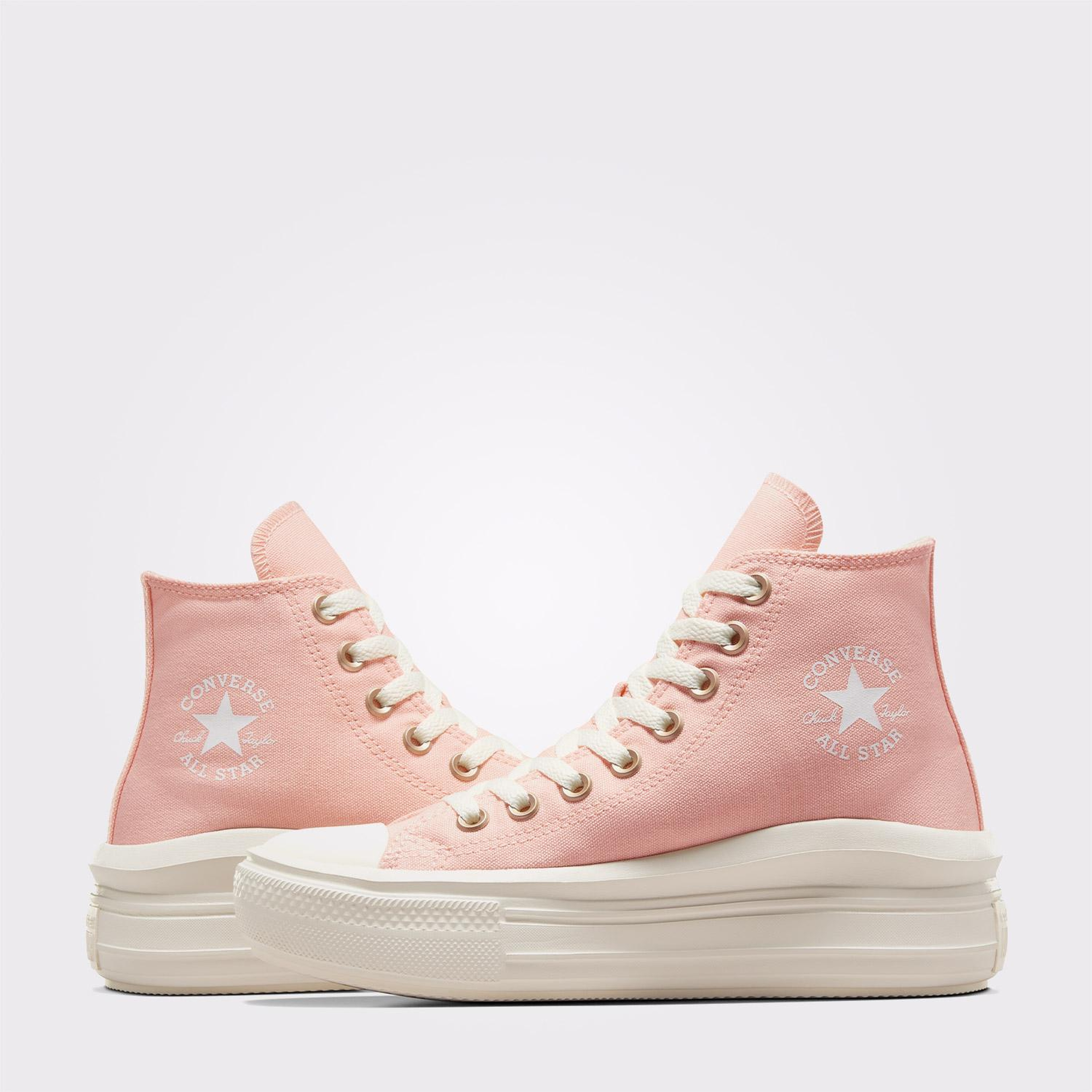 Converse Chuck Taylor All Star Move Unisex Pembe Platform Sneaker