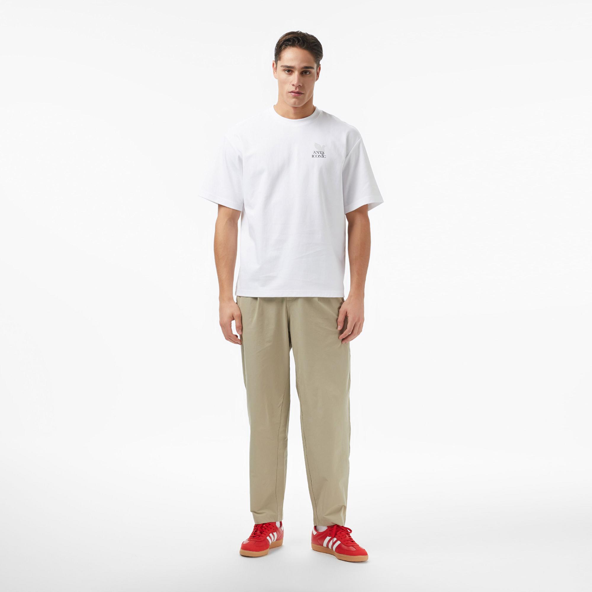 Anta Iconic Erkek Haki Eşofman Altı