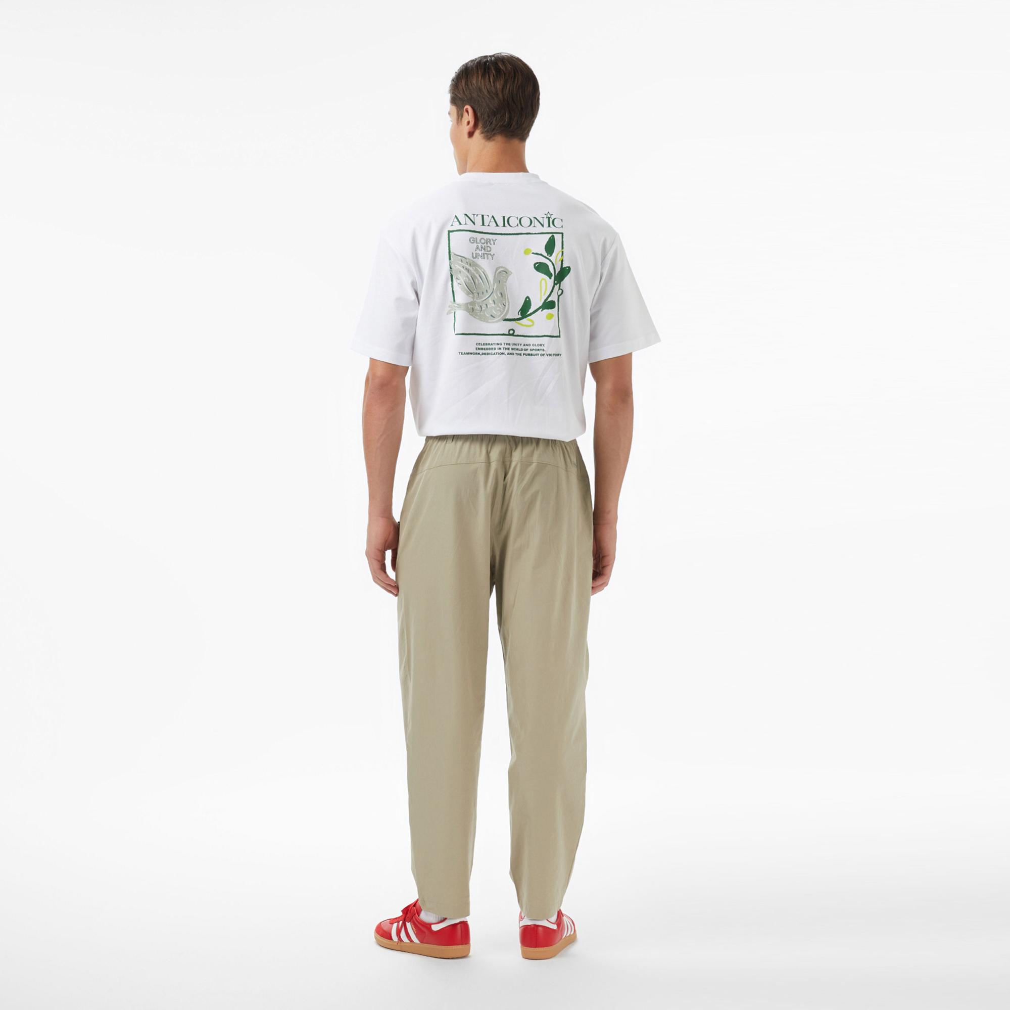 Anta Iconic Erkek Haki Eşofman Altı