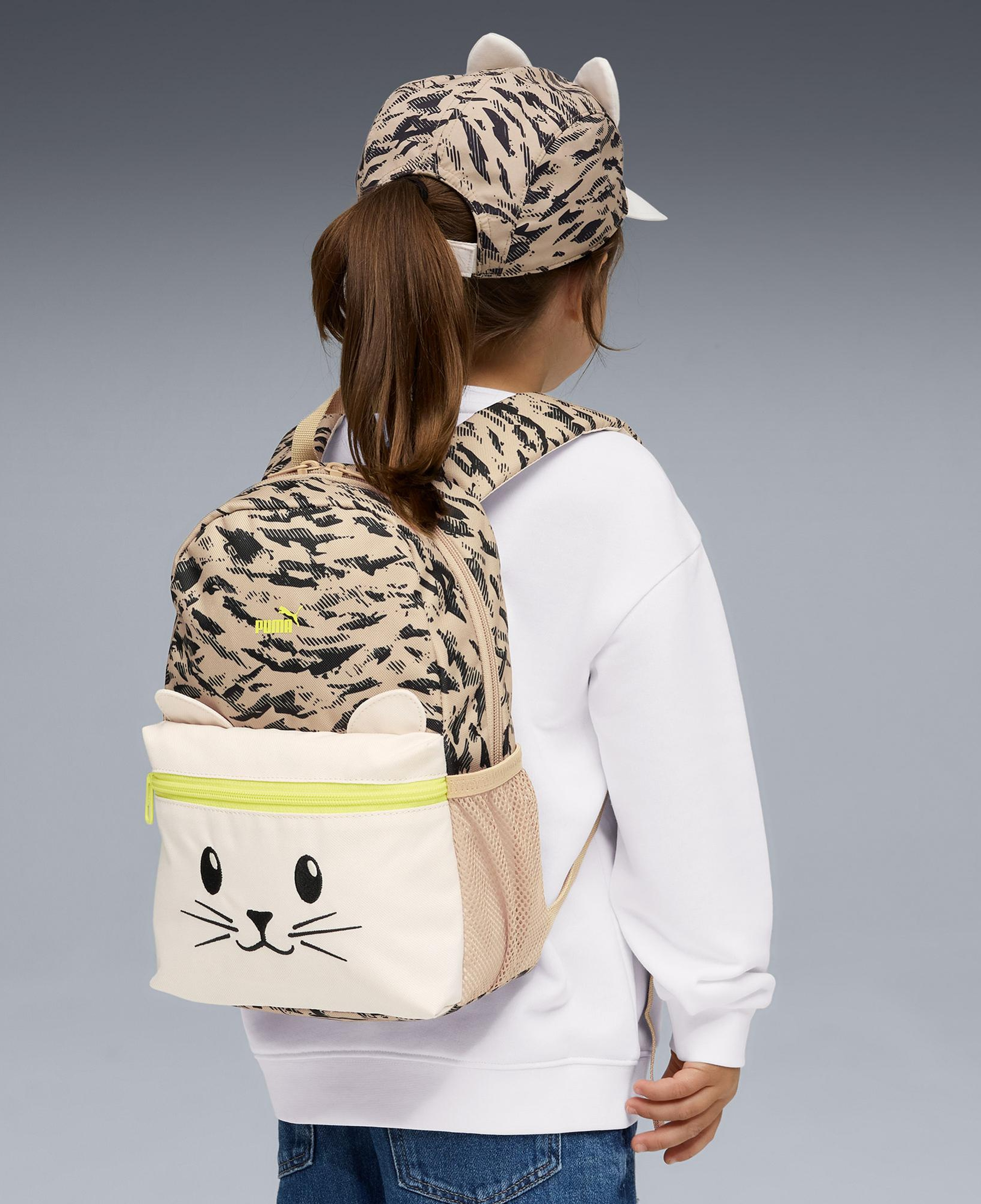 Puma Animal Extra Çocuk Krem Sırt Çantası
