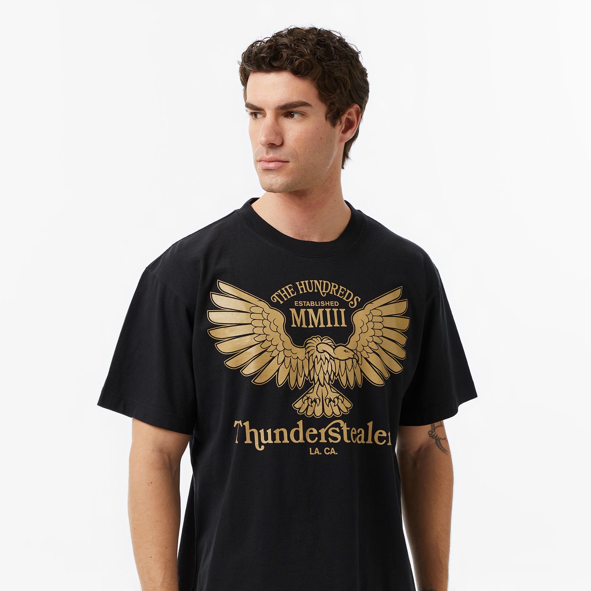 The Hundreds Live in Chaos Erkek Lacivert T-Shirt