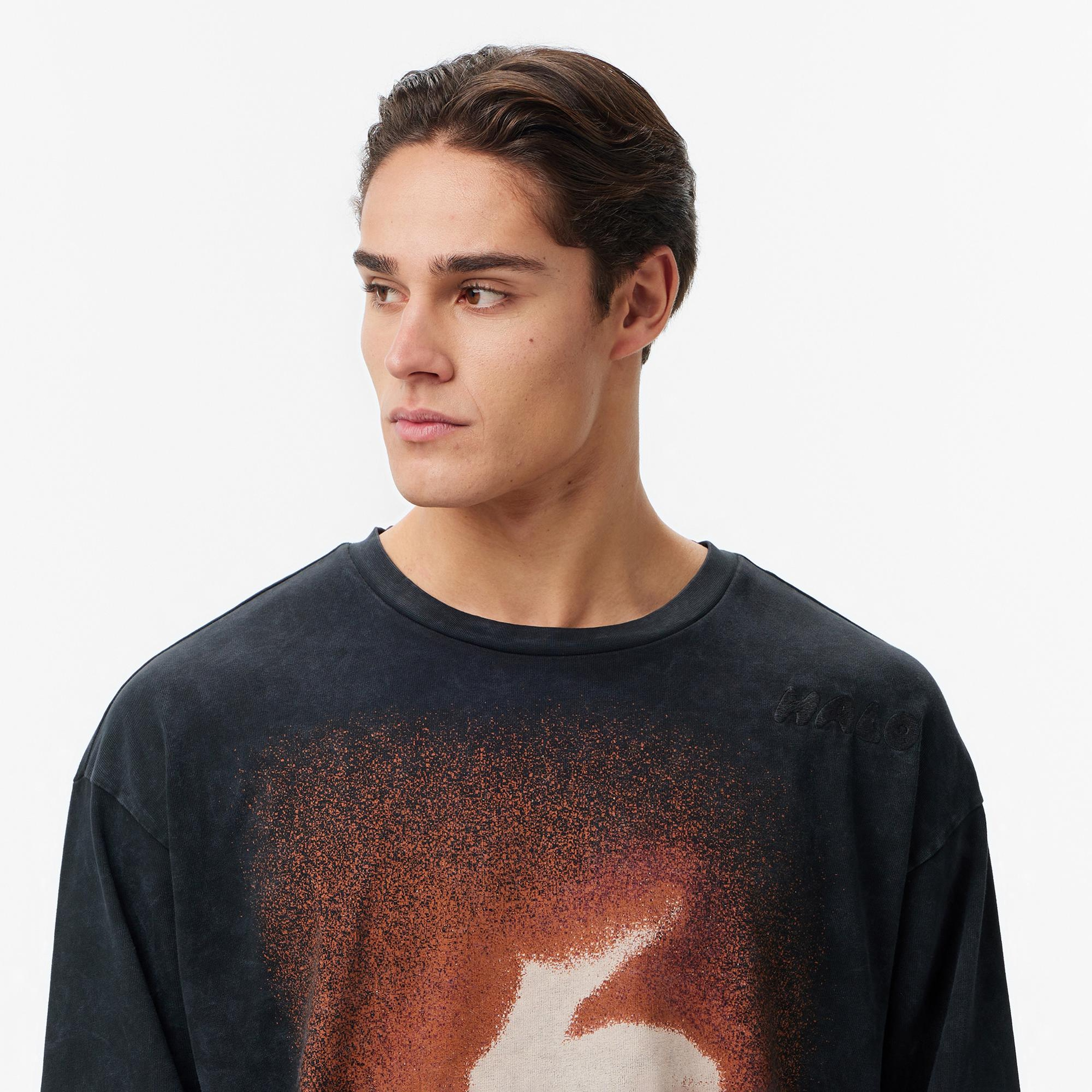 Les Benjamins Regular Fit Erkek Siyah T-Shirt