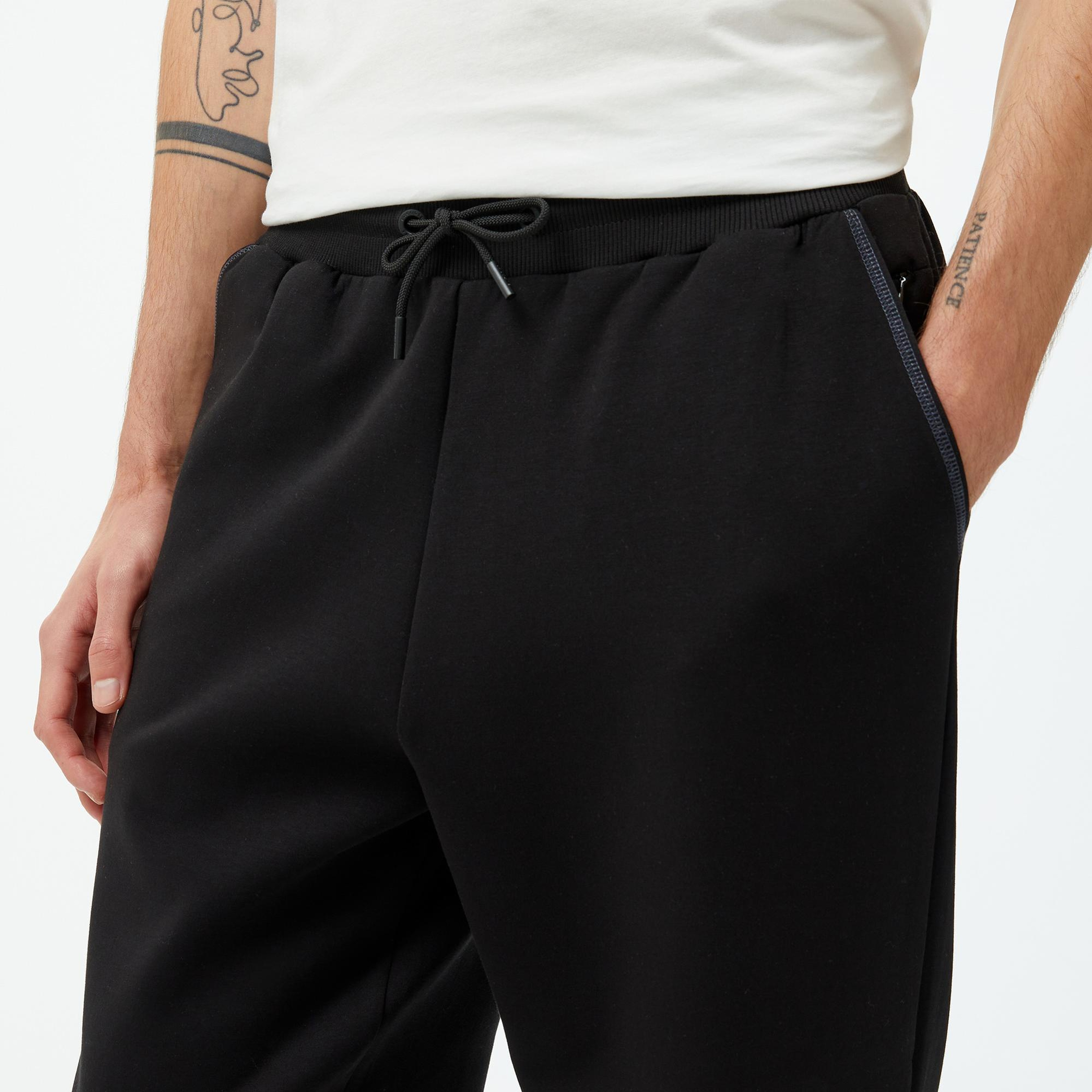 Lacoste Slim Fit Erkek Siyah Eşofman Altı