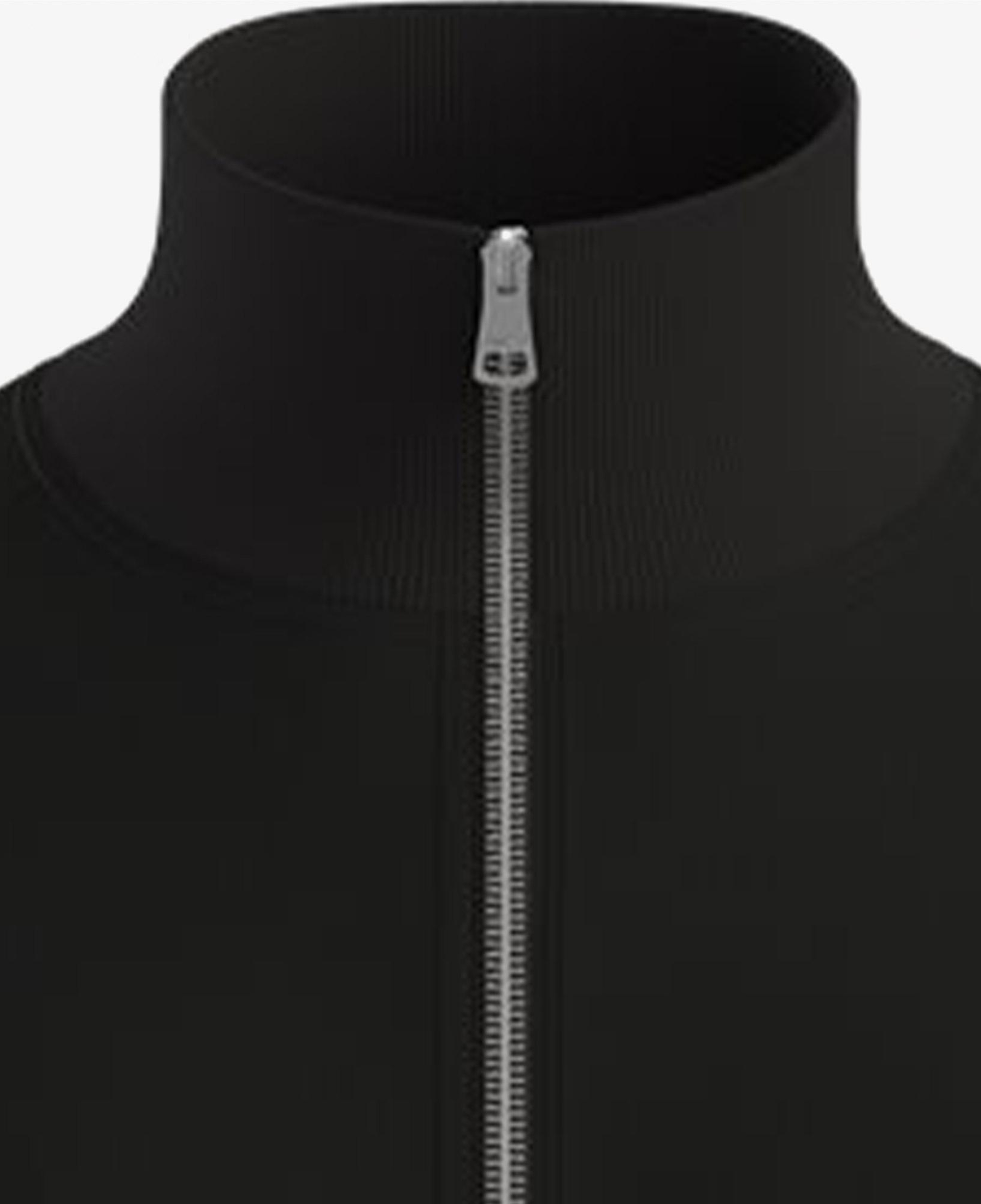 Hugo Neeler Half Zip Erkek Siyah Sweatshirt