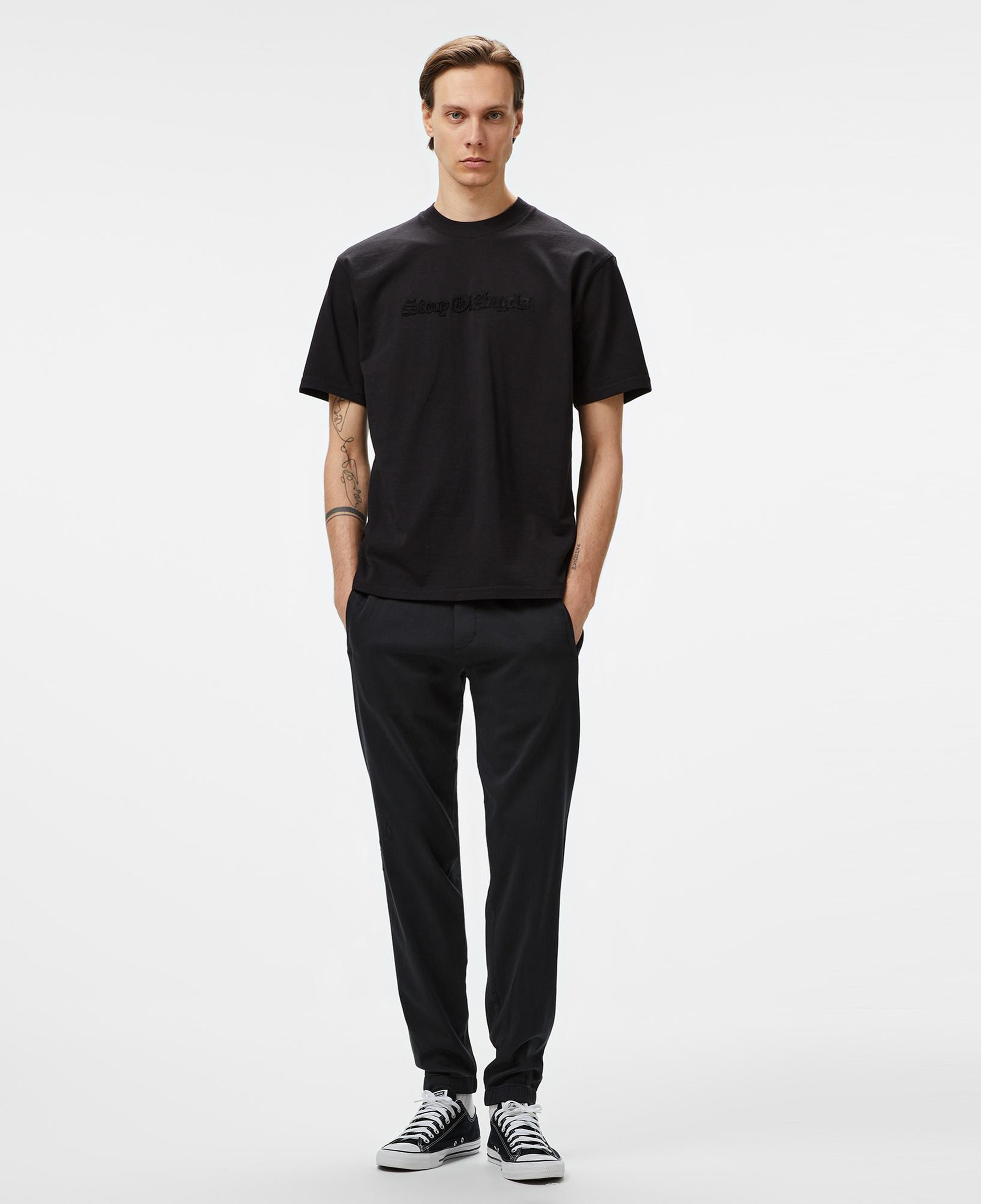 Story Of Angels Gold Angel Hand-Dye Erkek Siyah T-Shirt