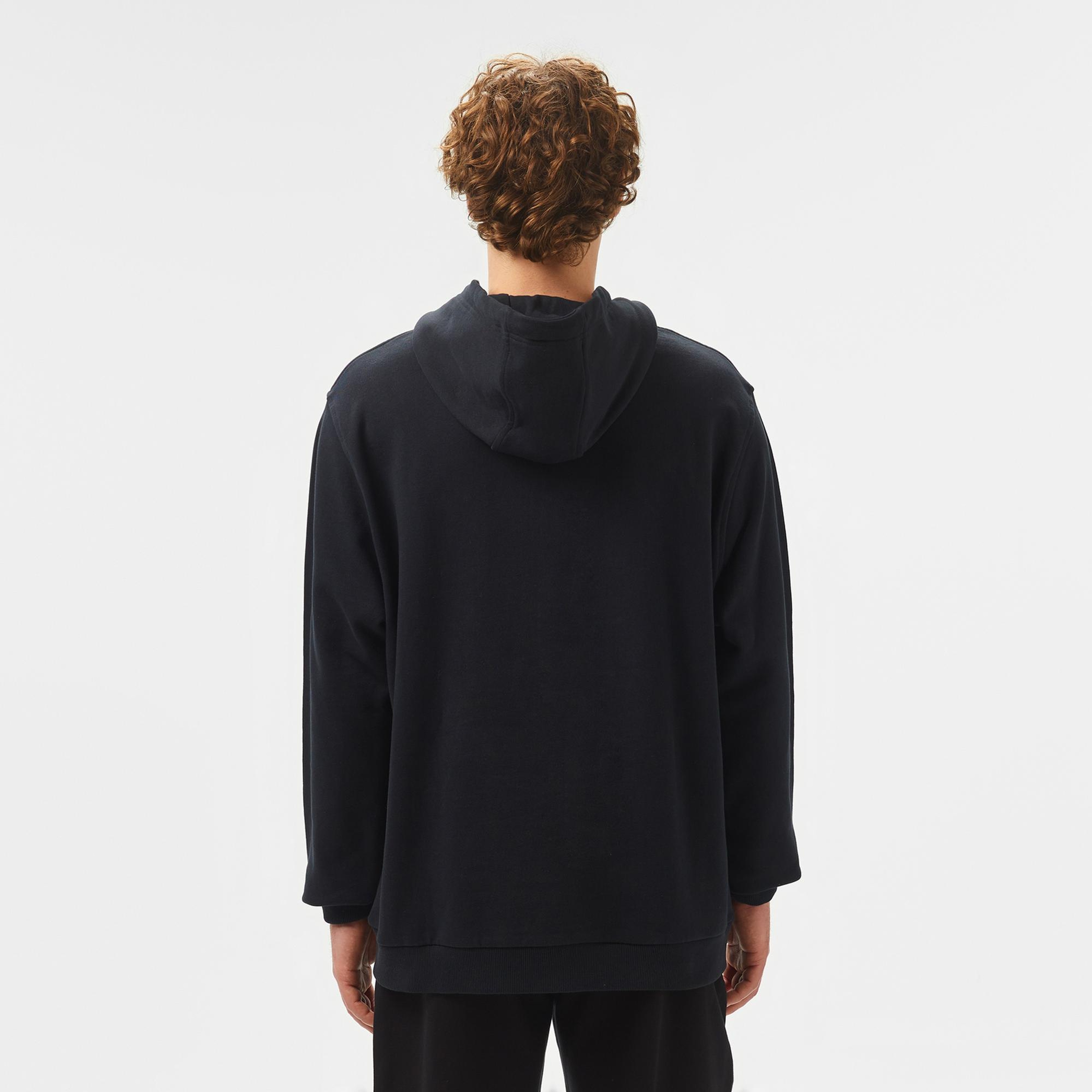 UNITED4 Classic Erkek Siyah Hoodie