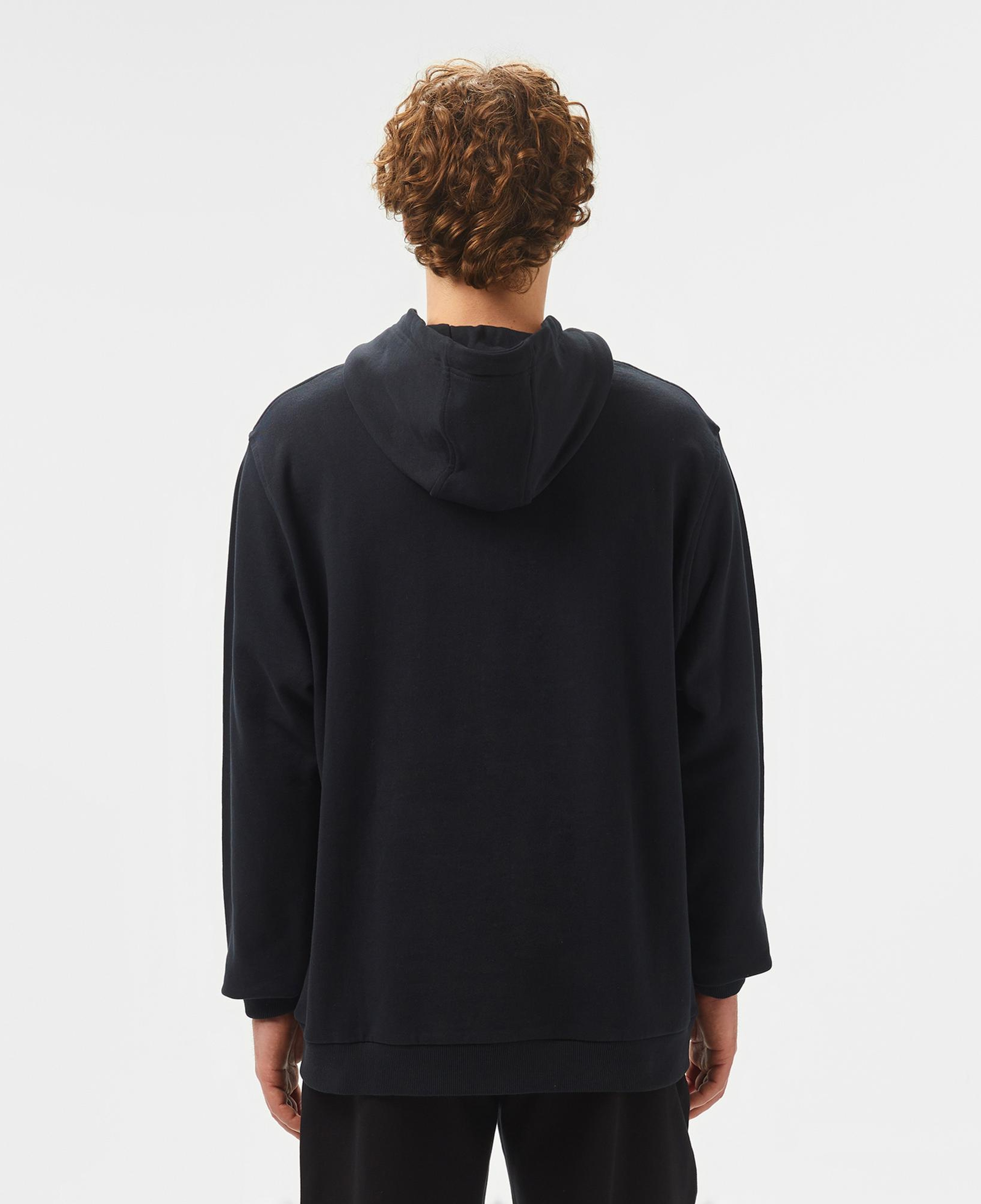 UNITED4 Classic Erkek Siyah Hoodie