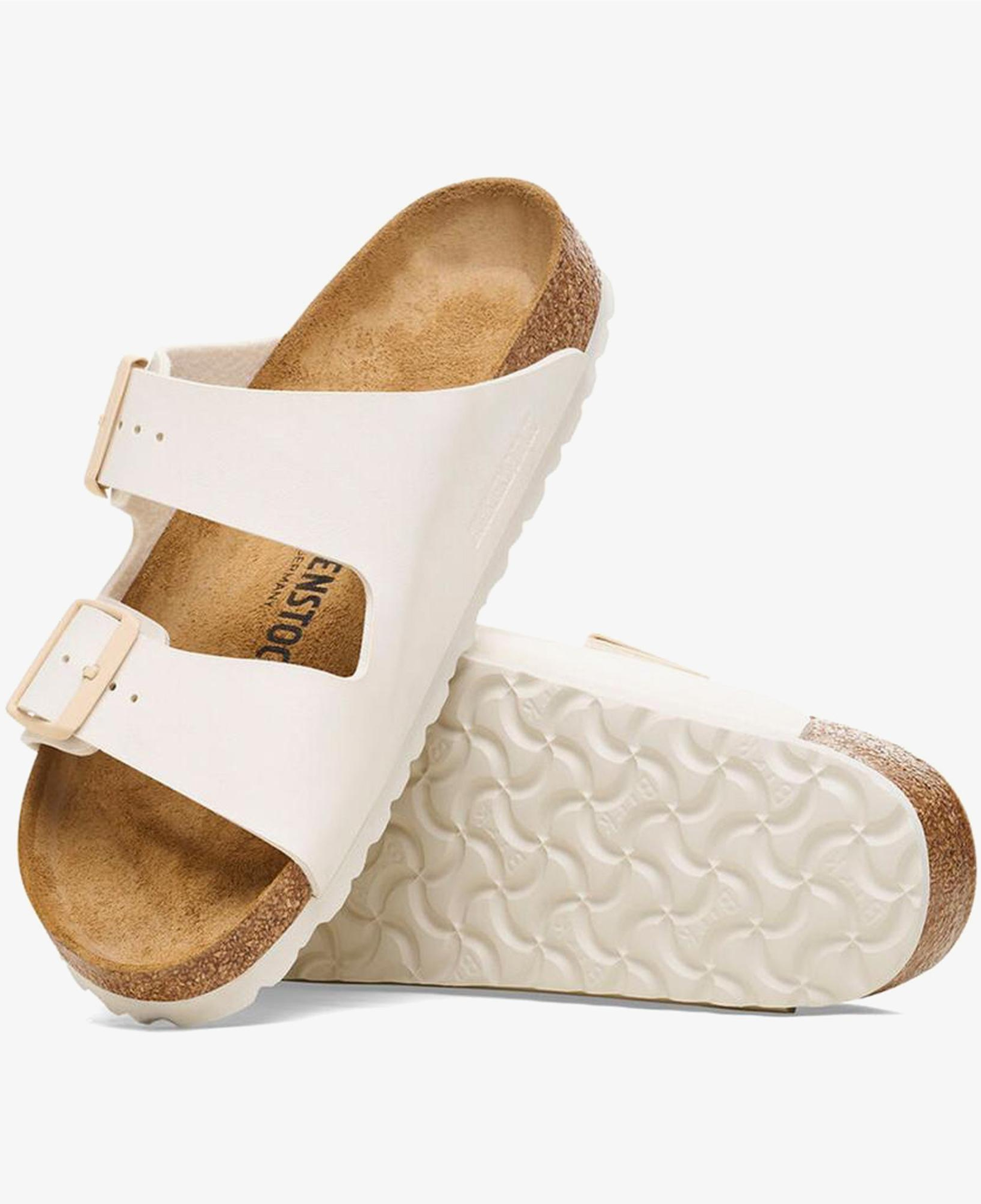 Birkenstock Arizona Bf Saffiano Krem Erkek Terlik