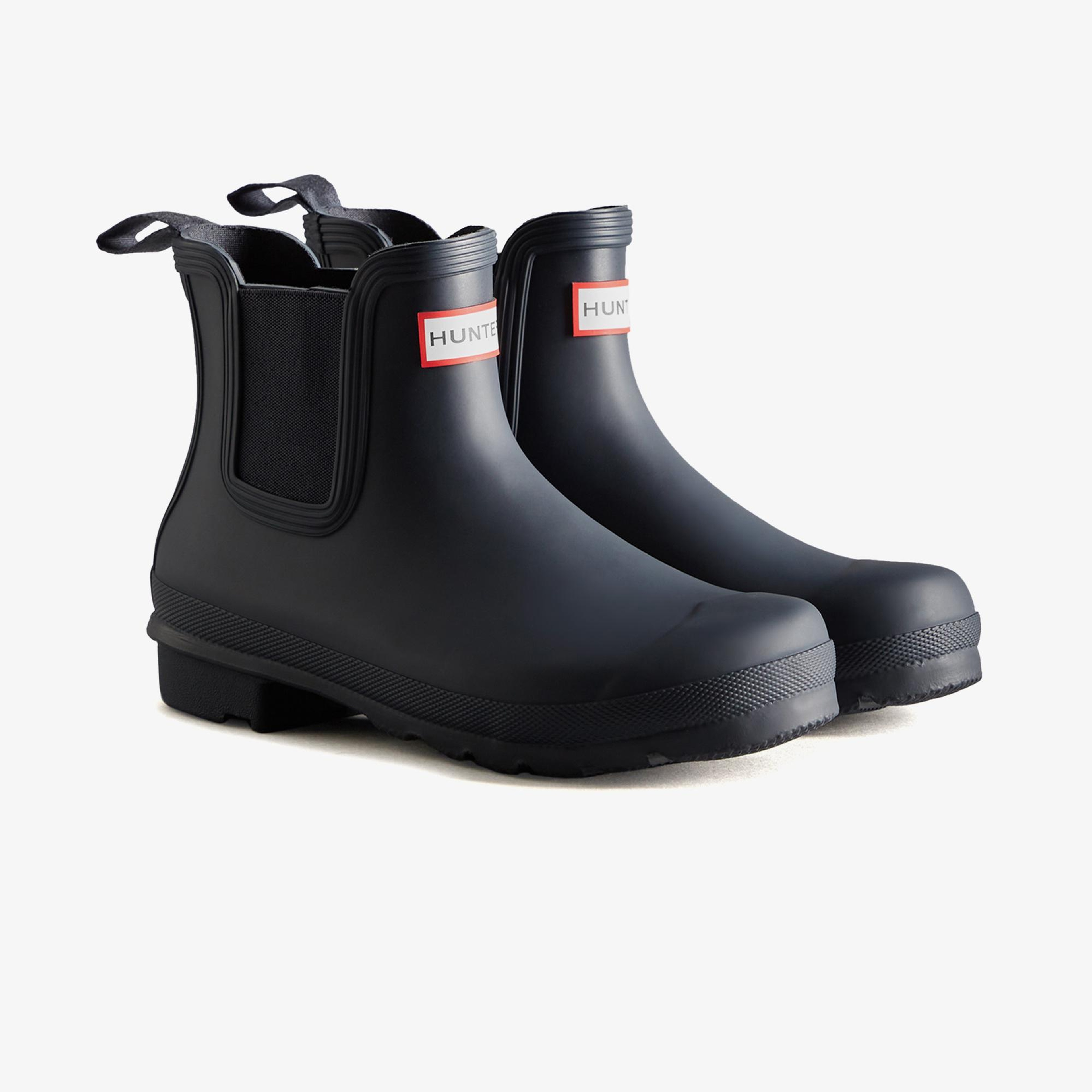 Hunter Originals Chelsea Commando Kadın Lacivert Bot