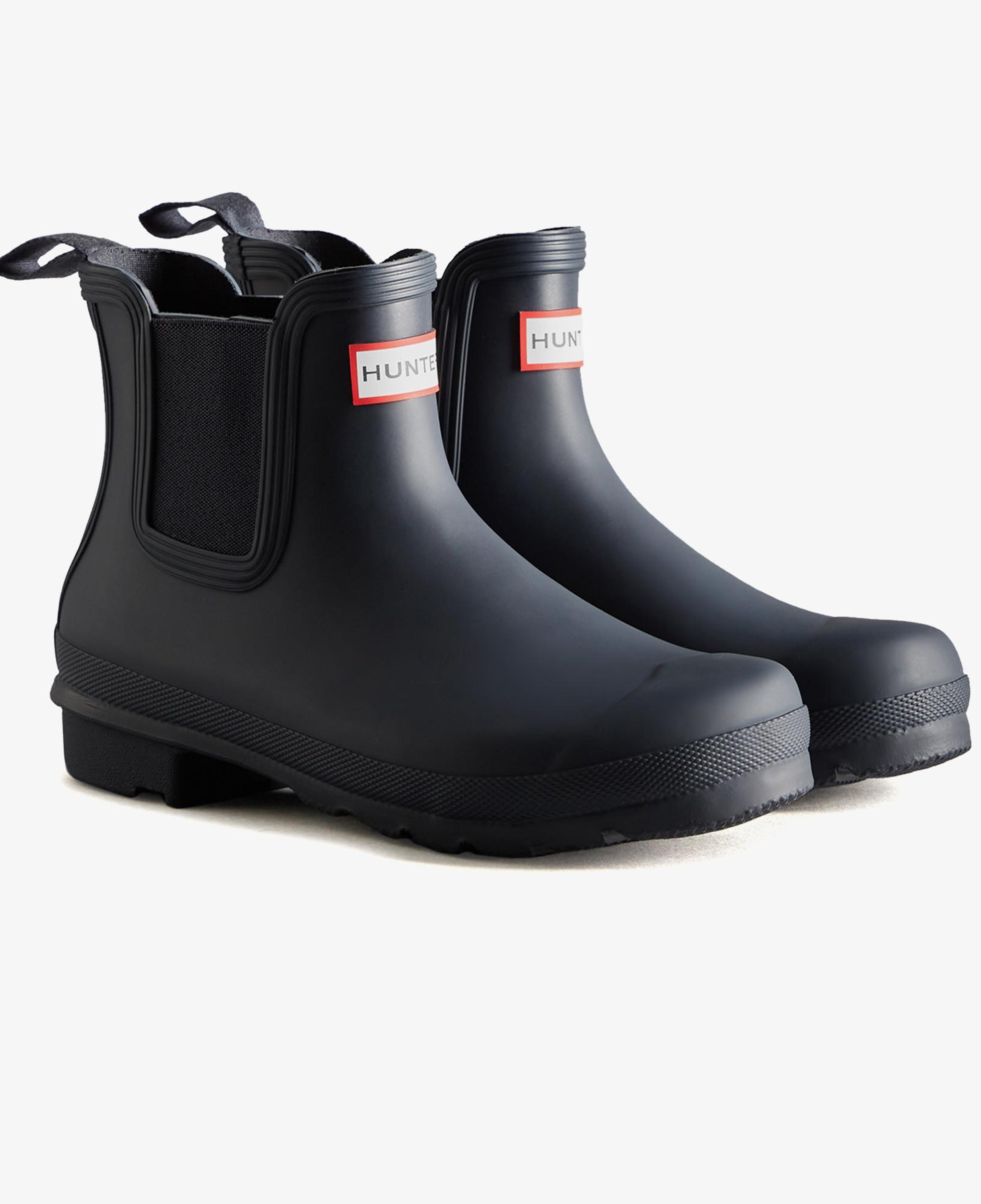 Hunter Originals Chelsea Commando Kadın Lacivert Bot