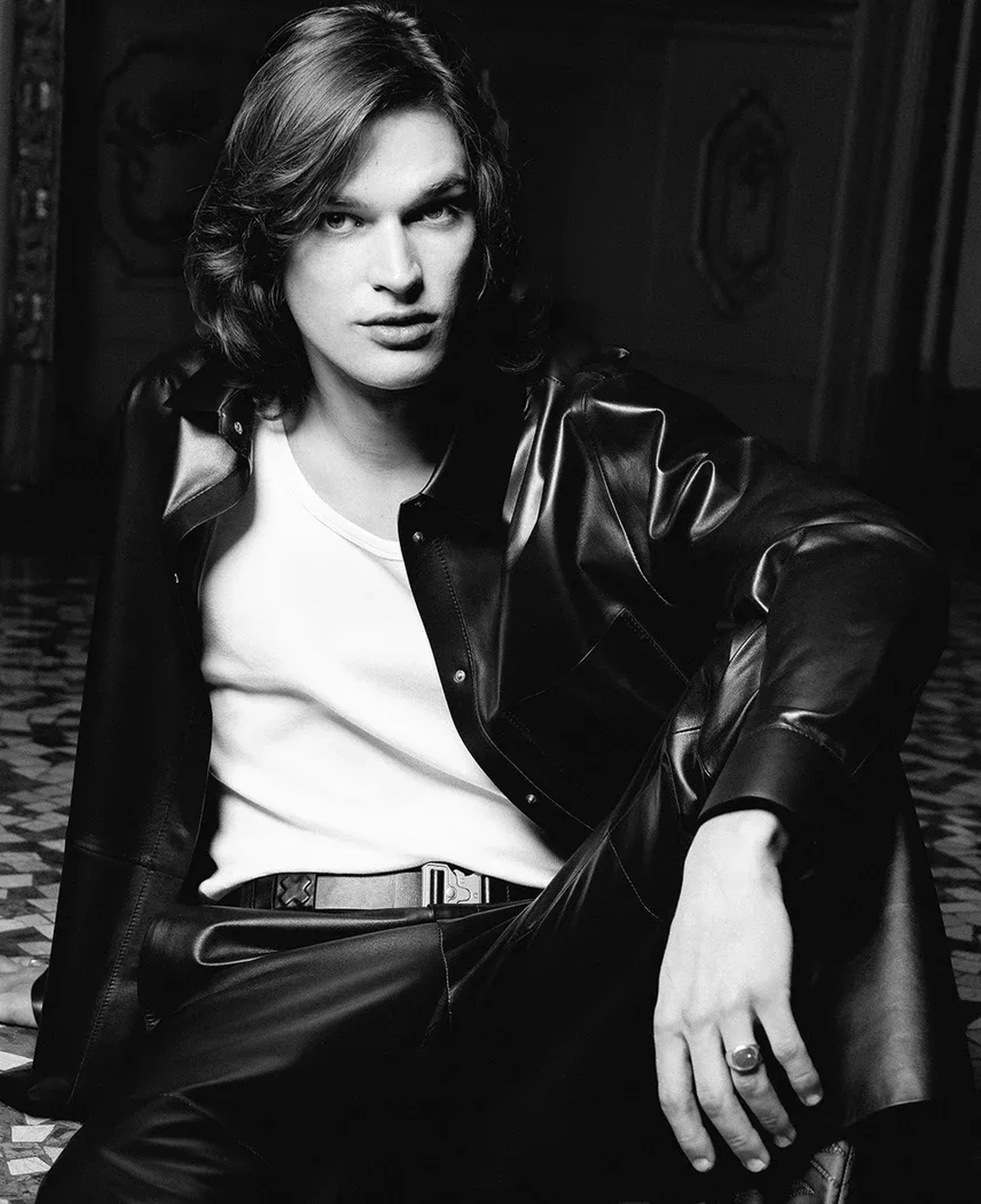 KeinxDesa Siyah Deri Kemer