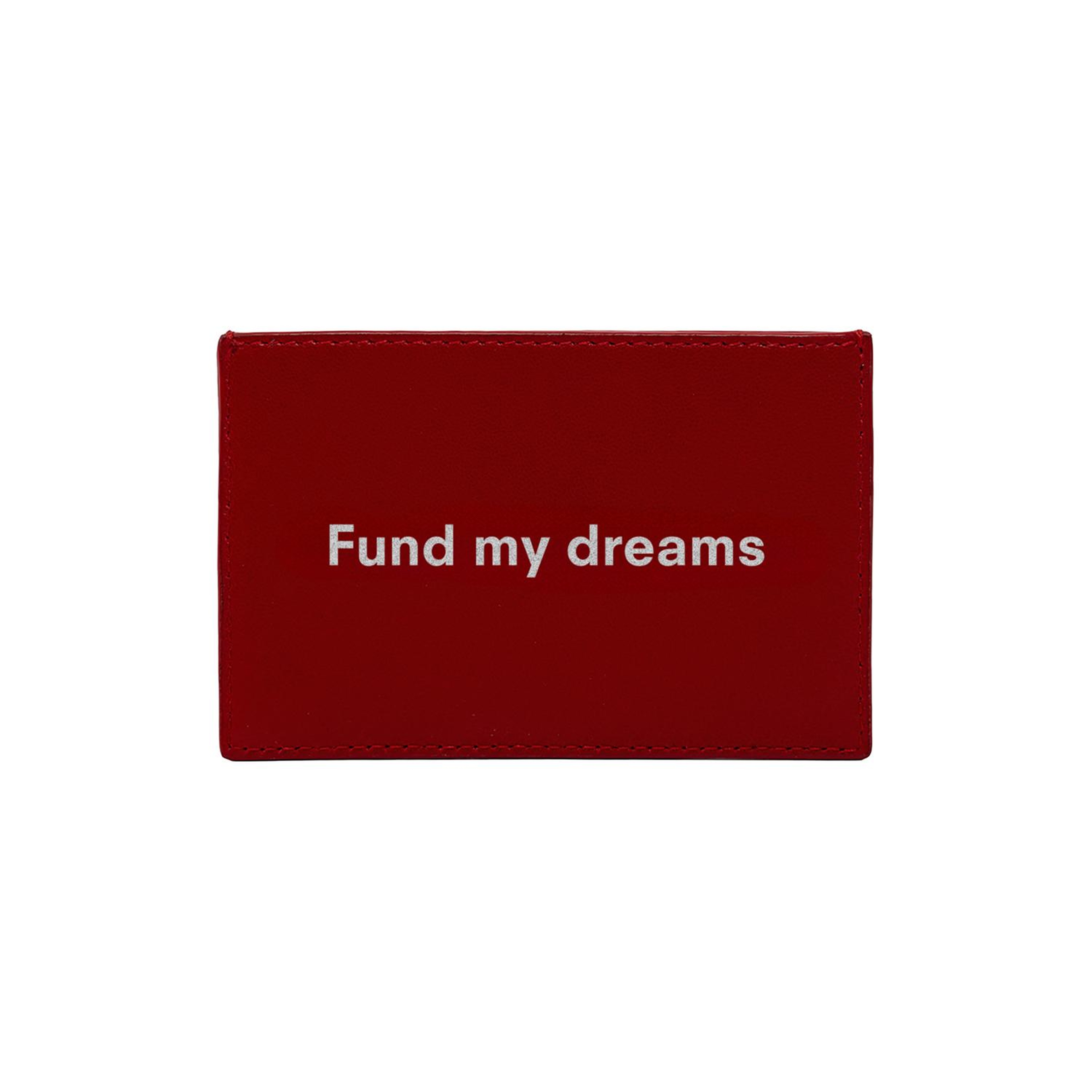 Fund My Dreams KeinxDesa Kırmızı Deri Kartlık