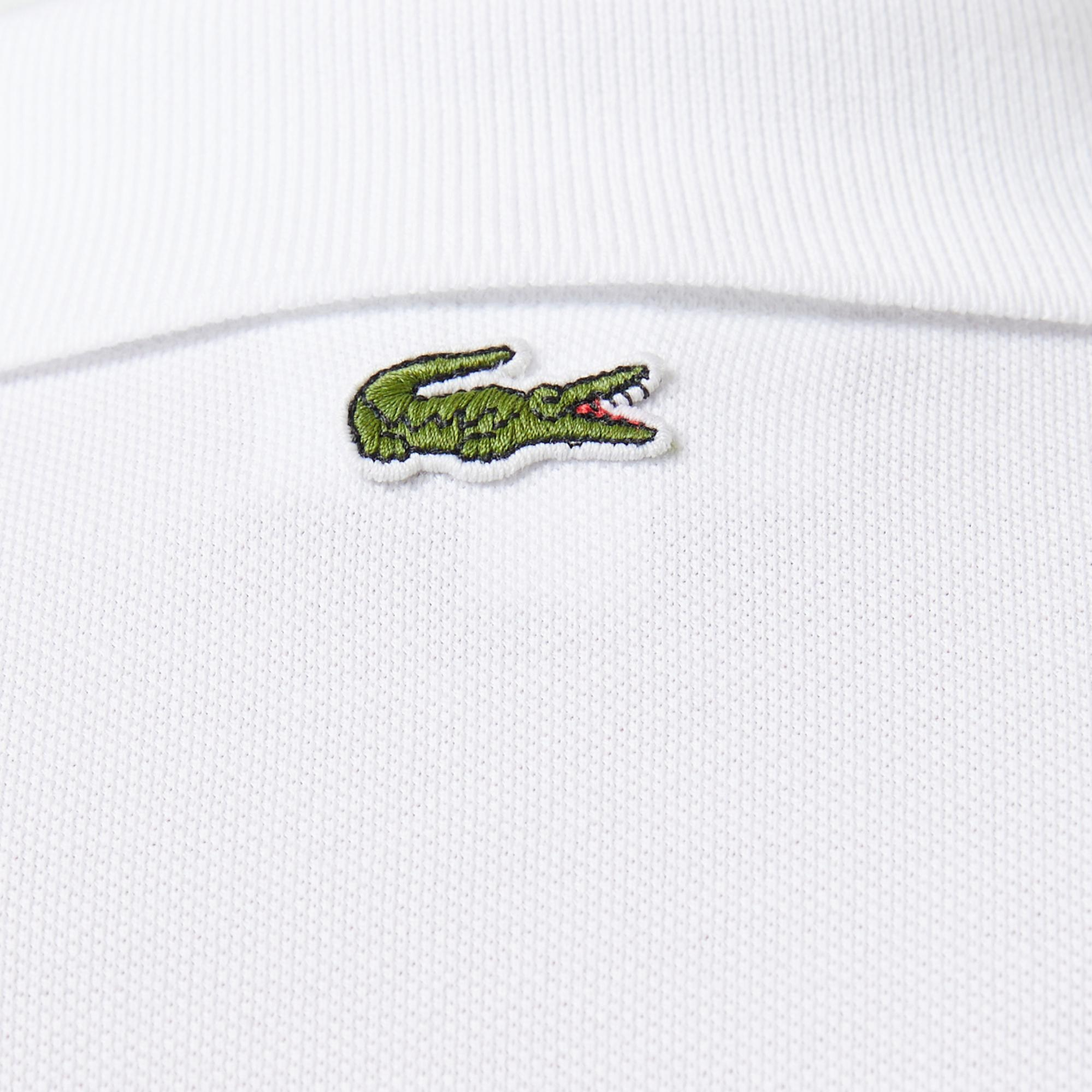 Lacoste Unisex Loose Fit Beyaz Polo