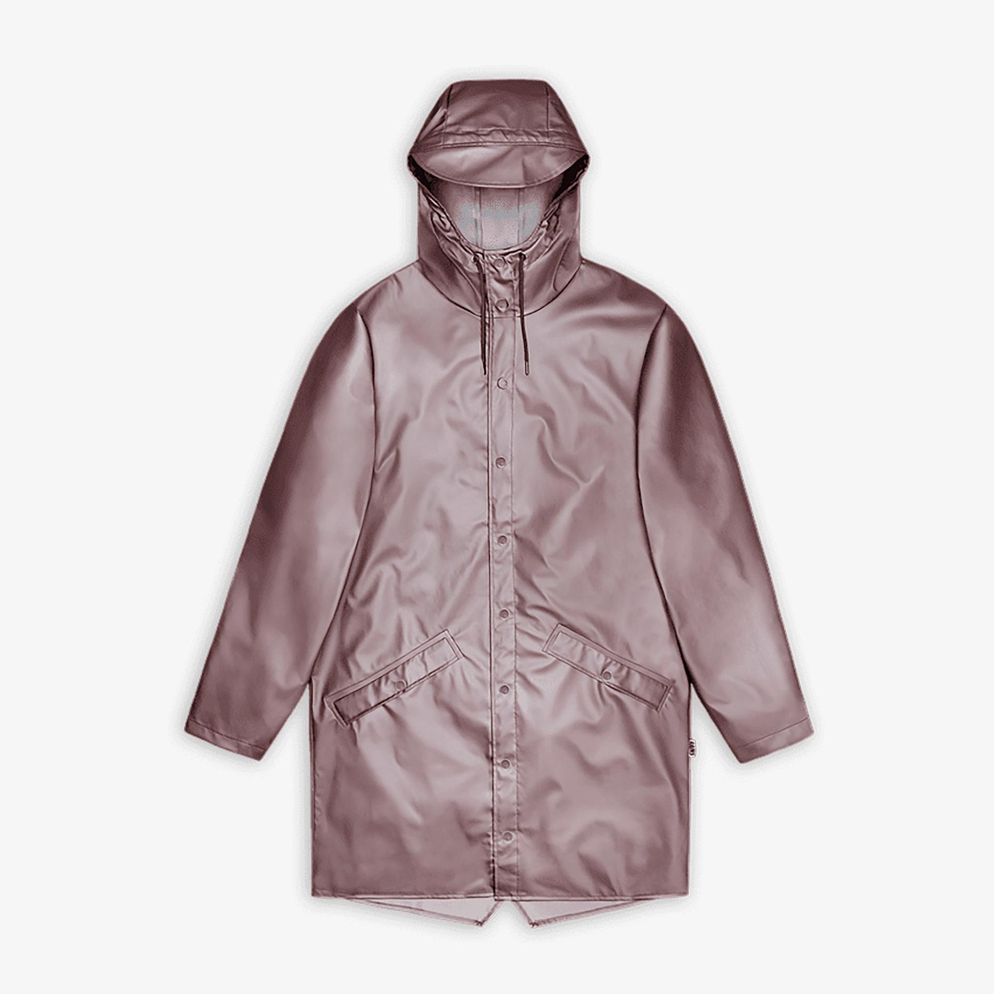 Rains Long Jacket W3 Unisex Kahverengi Yağmurluk