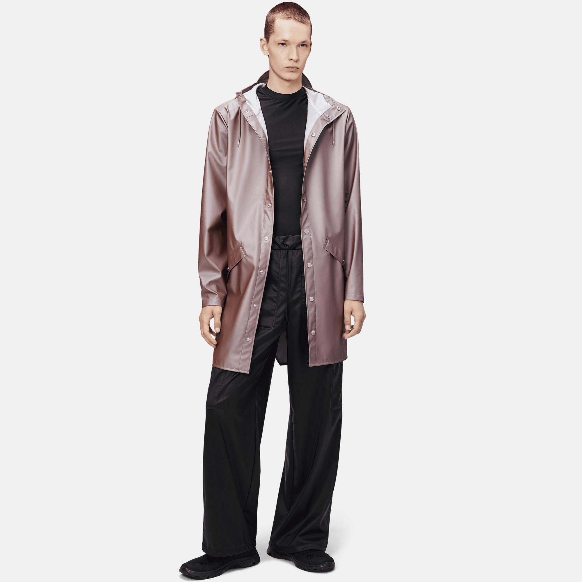 Rains Long Jacket W3 Unisex Kahverengi Yağmurluk