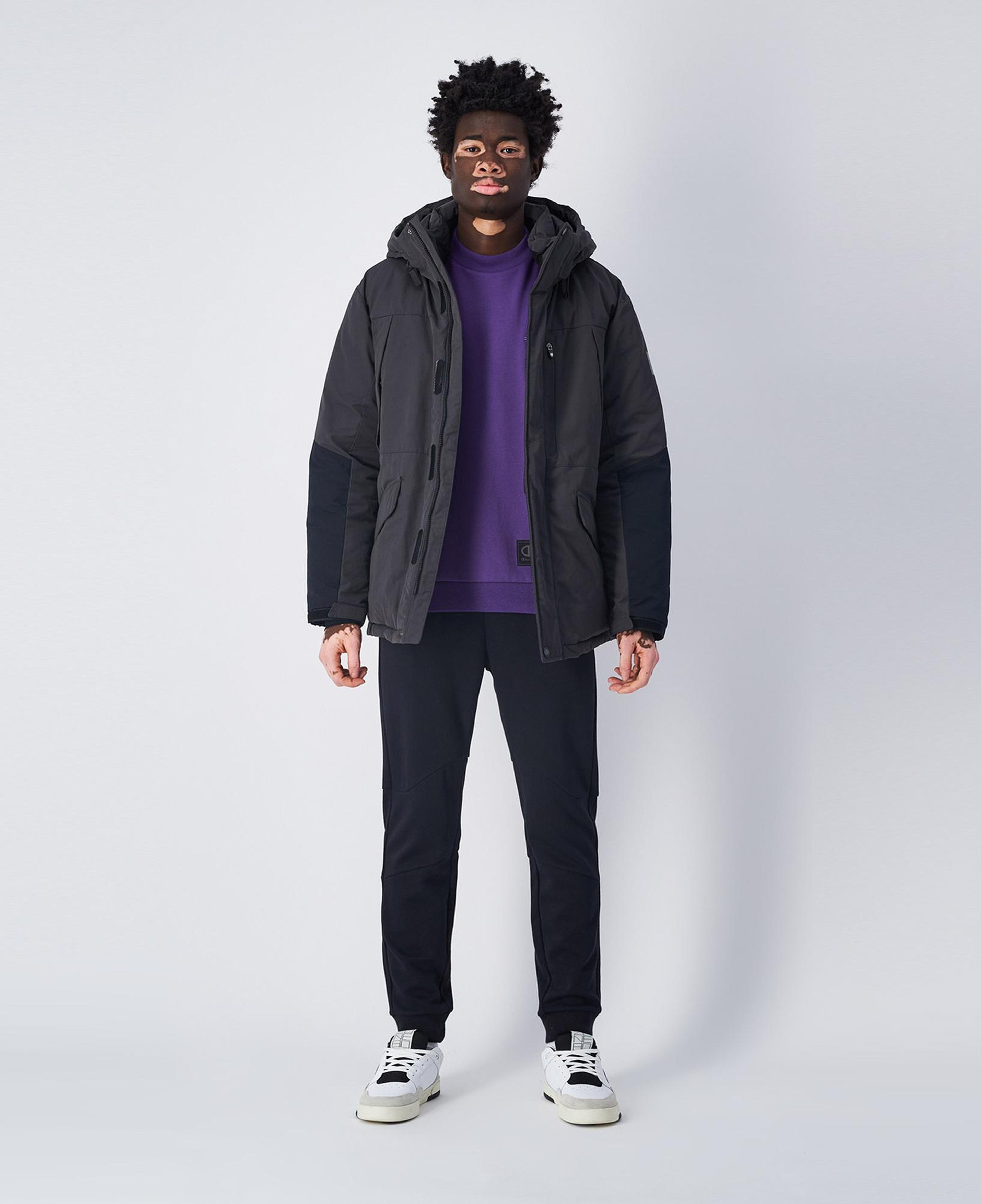 Champion Erkek Siyah Mont