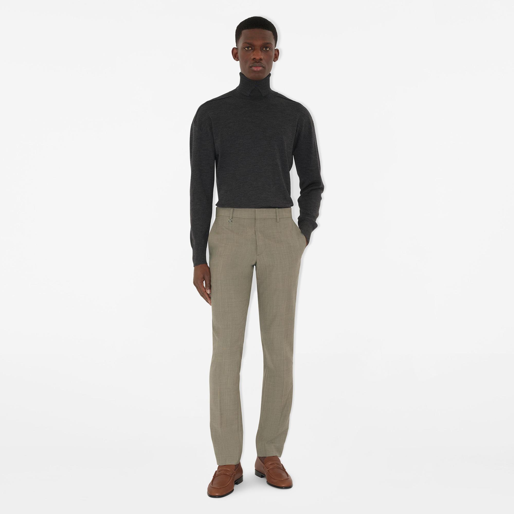 Burberry Erkek Haki Pantolon