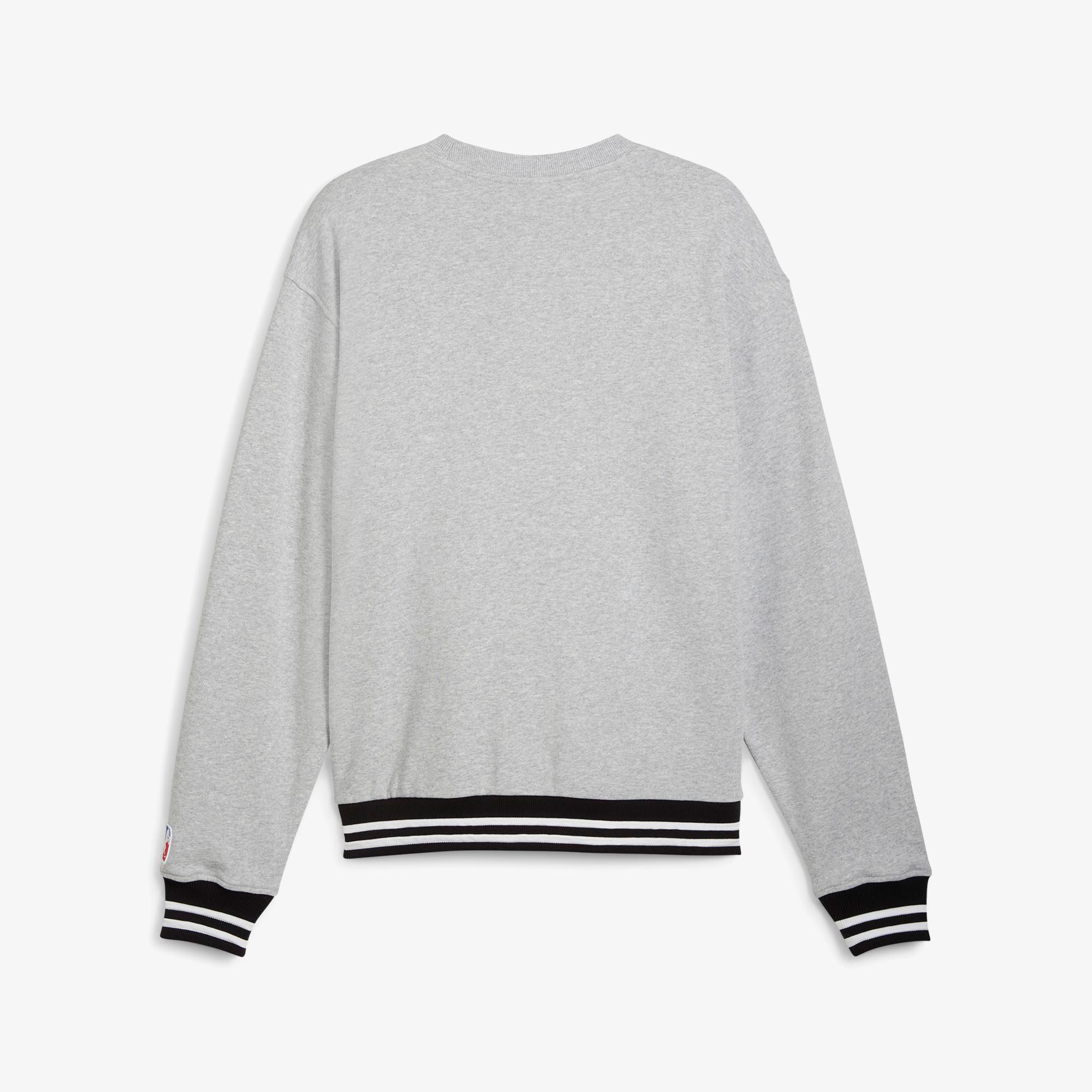 Puma Champs Crew Erkek Gri Sweatshirt