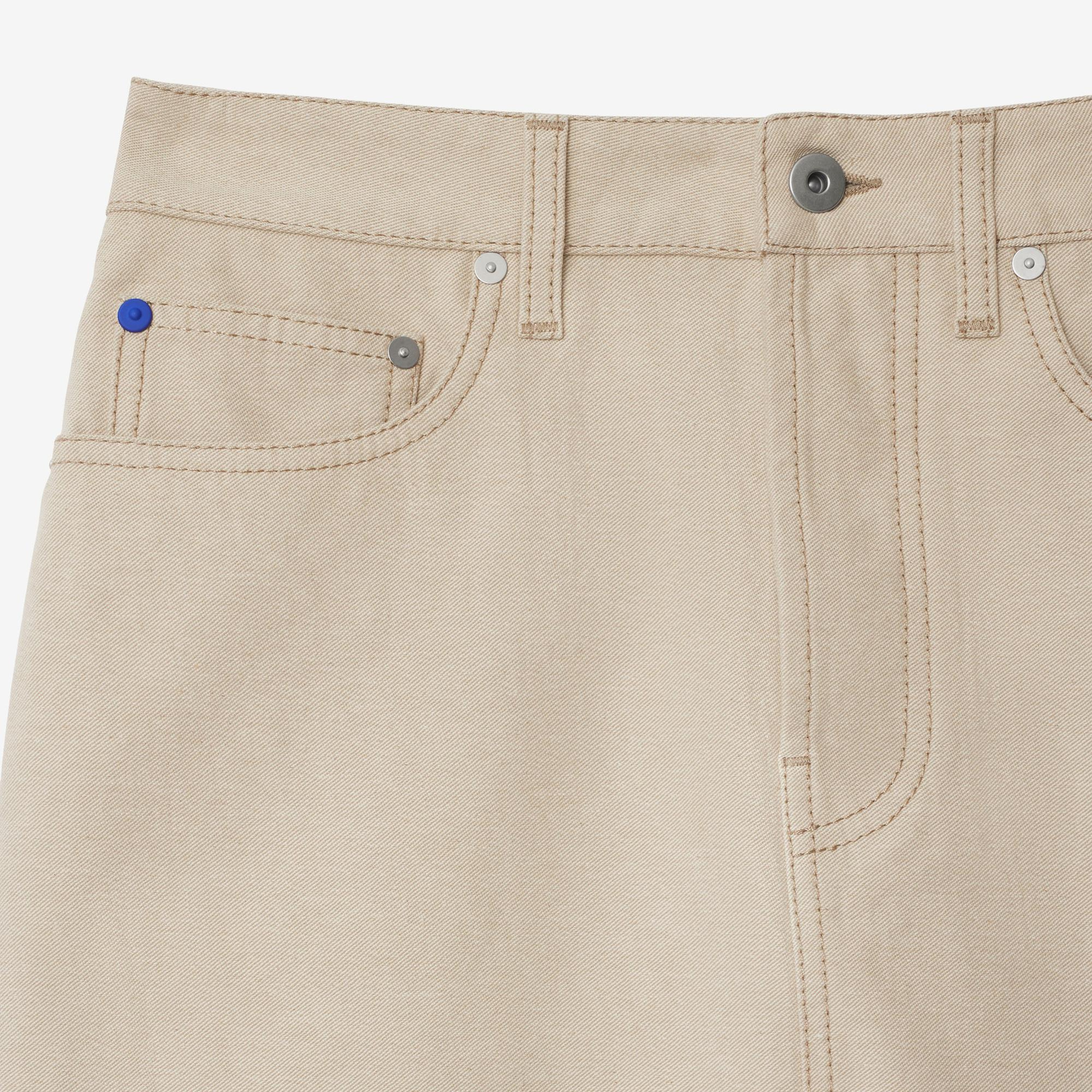 Burberry Pro Denim Mini Kadın Bej Etek