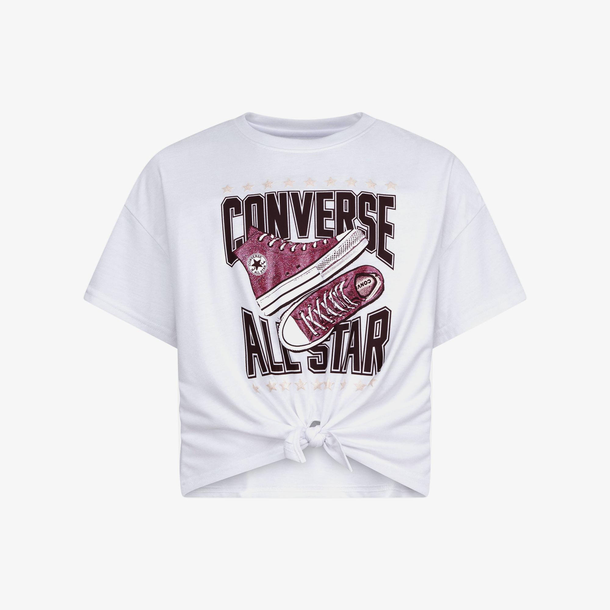 Converse Tıe Front Çocuk Beyaz T-Shirt