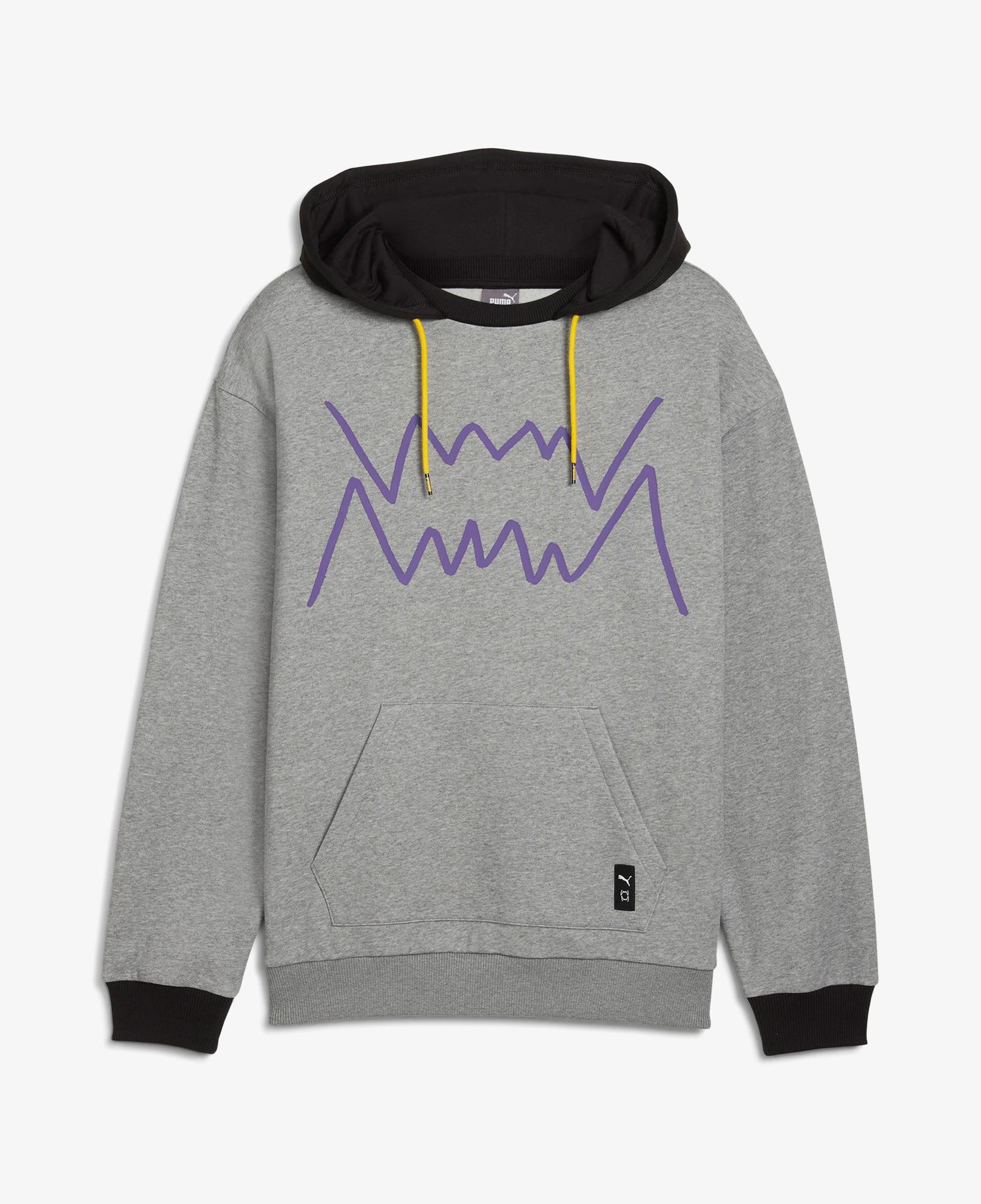 Puma Jaws Core2.0 Erkek Gri Sweatshirt