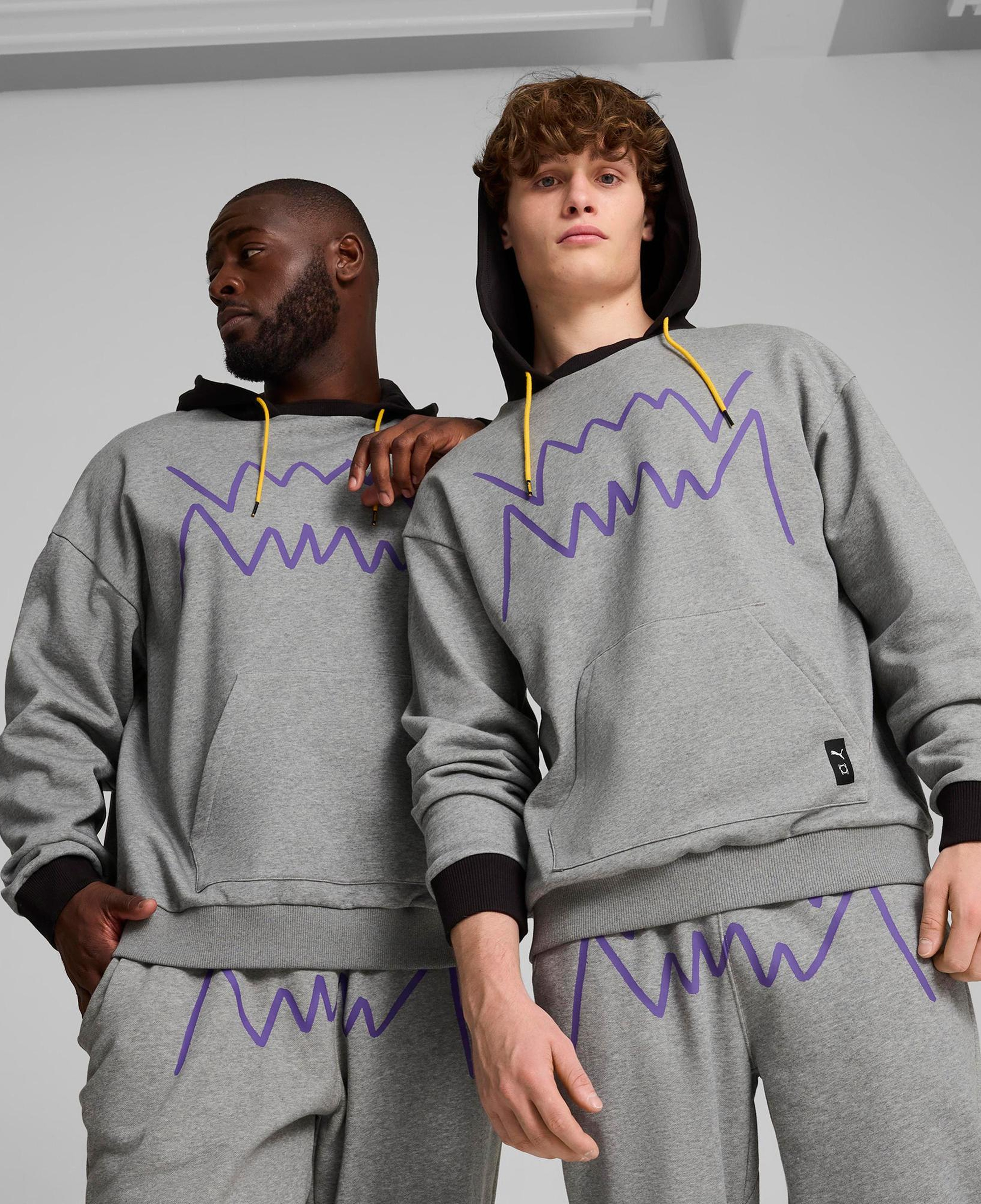 Puma Jaws Core2.0 Erkek Gri Sweatshirt
