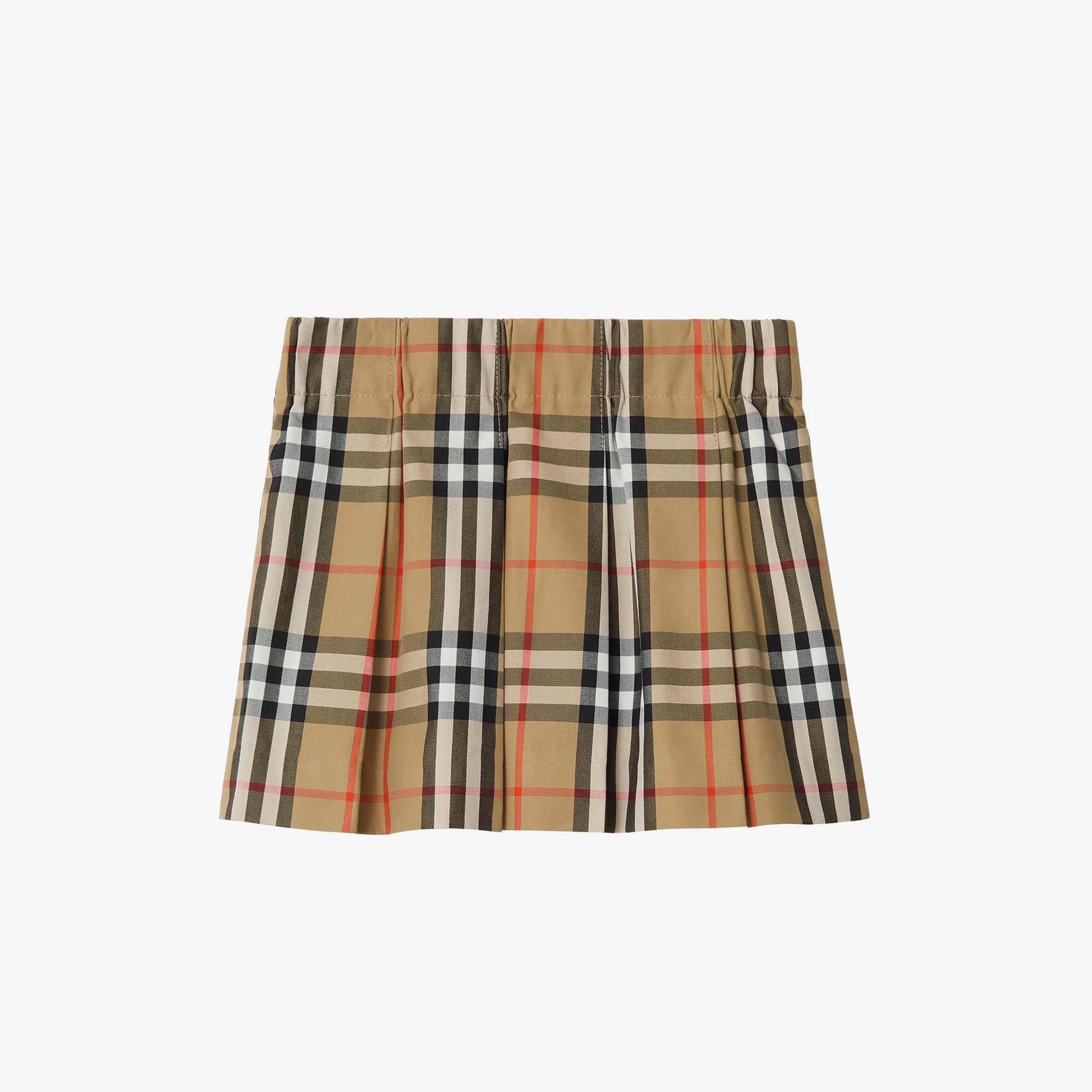 Burberry Gabrıelle Check Çocuk Bej Etek