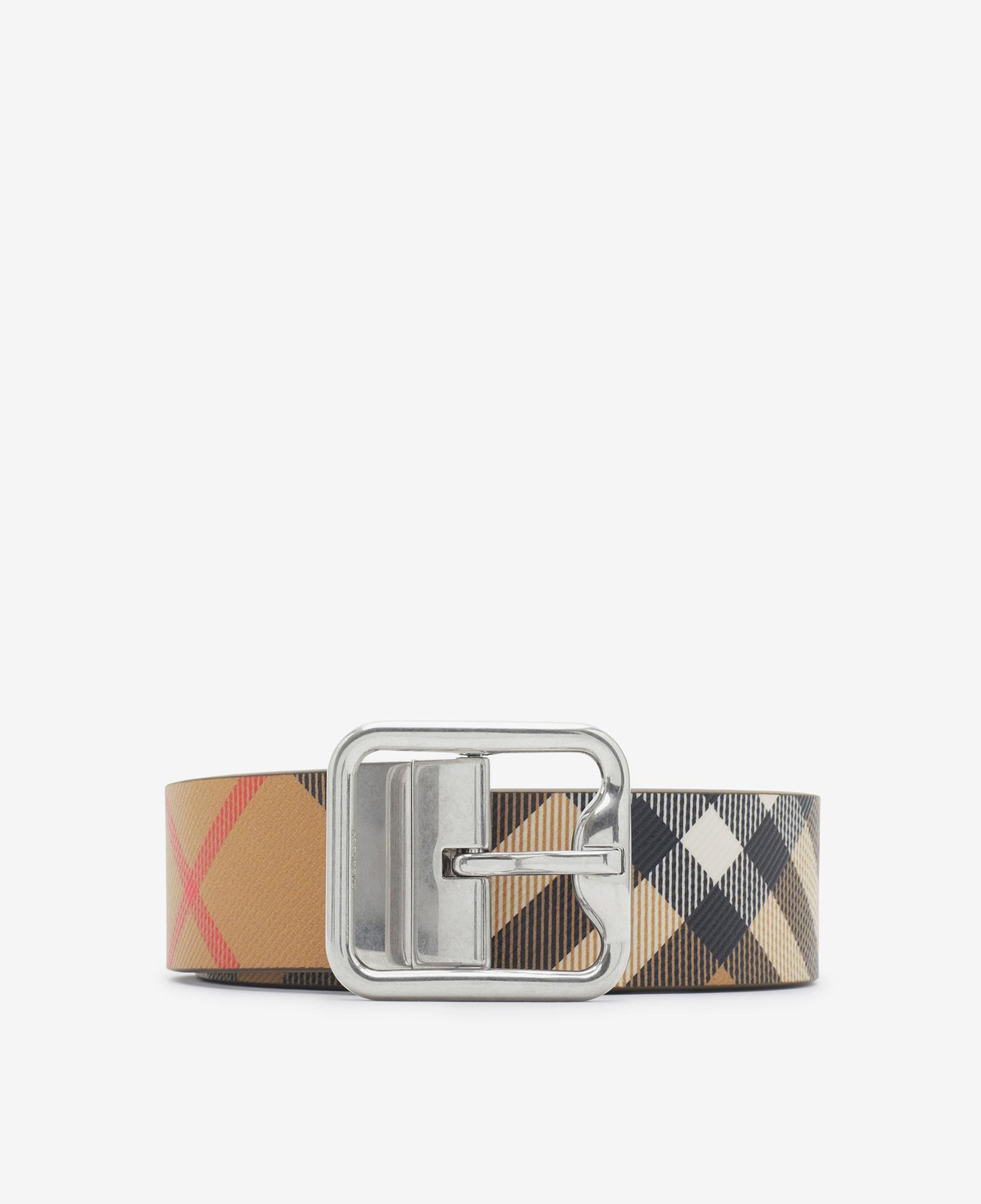 Burberry Reversible Check B Erkek Bej Kemer