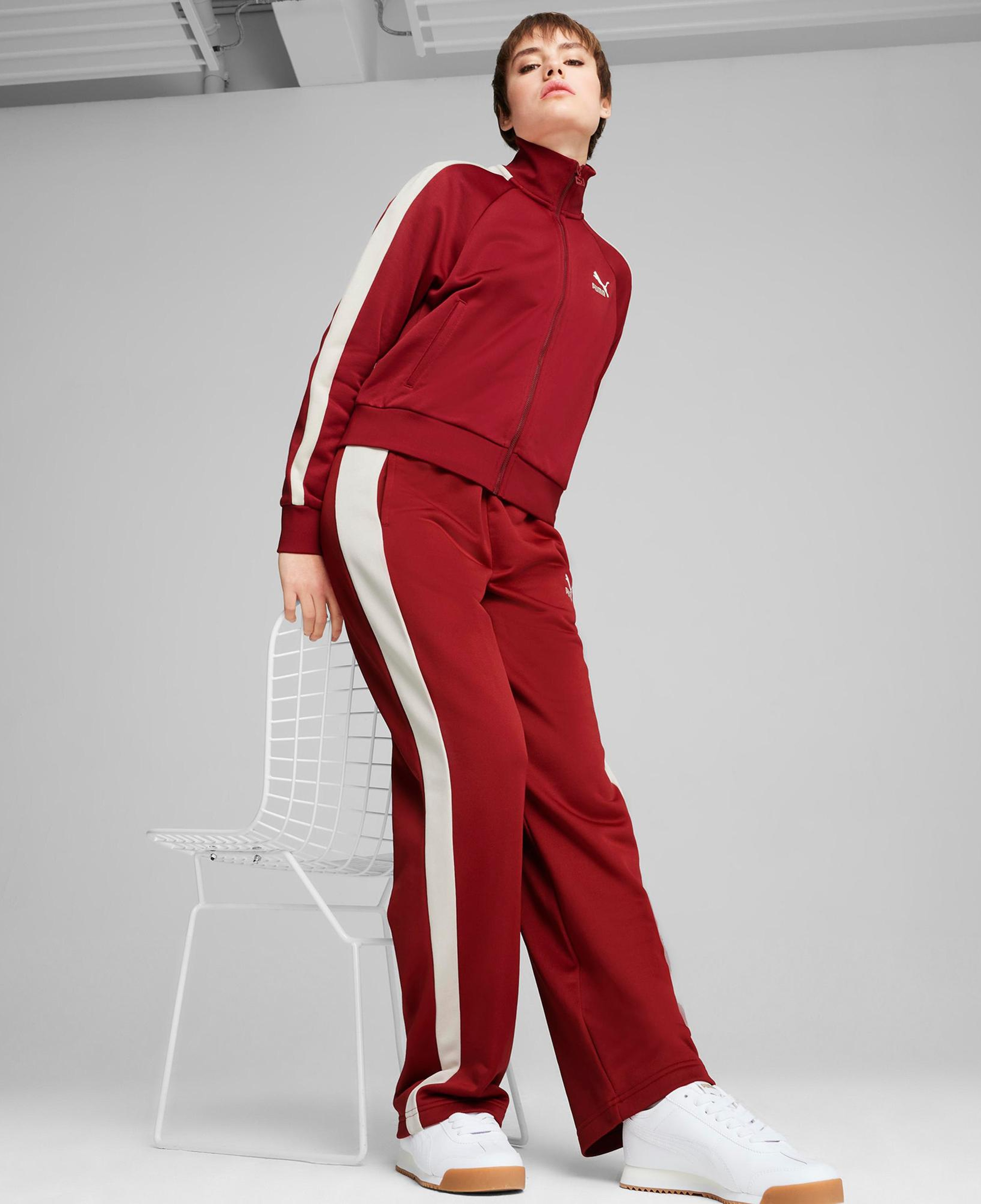 Puma Iconic T7 Track Kadın Kırmızı Eşofman Üstü