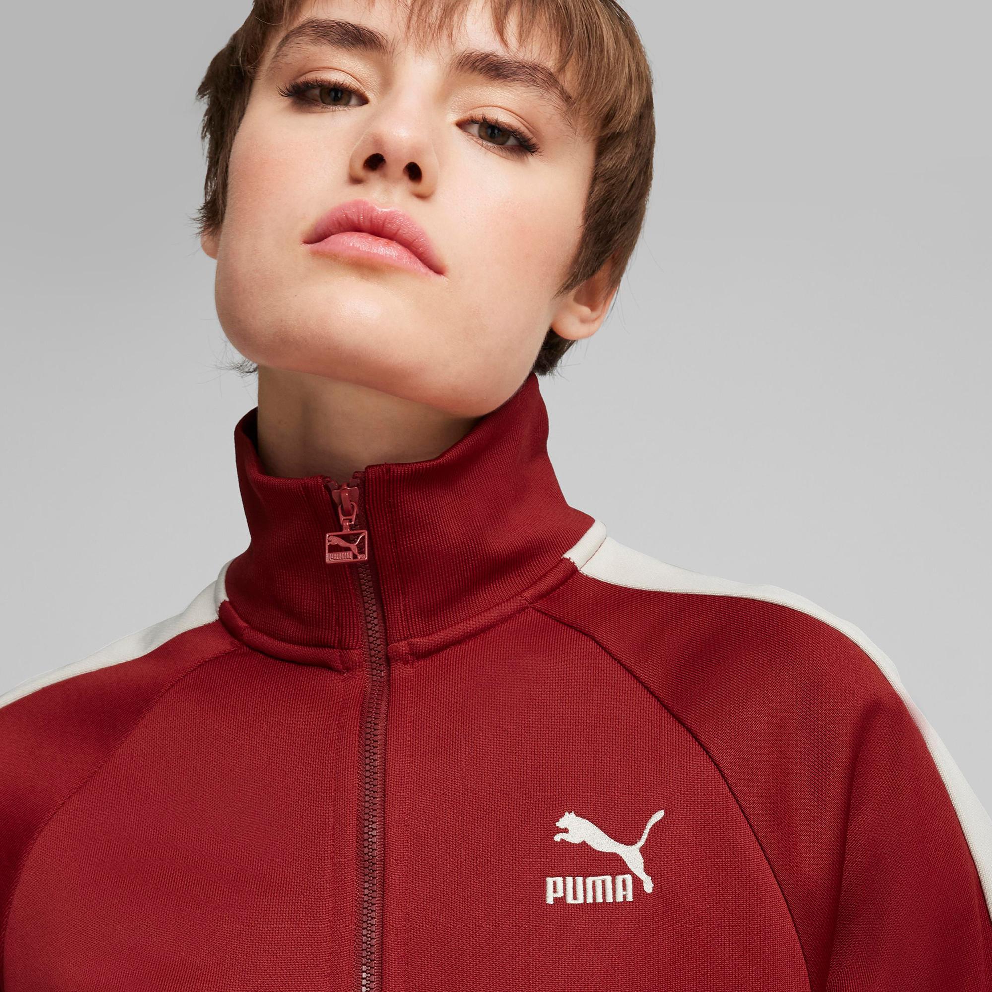 Puma Iconic T7 Track Kadın Kırmızı Eşofman Üstü