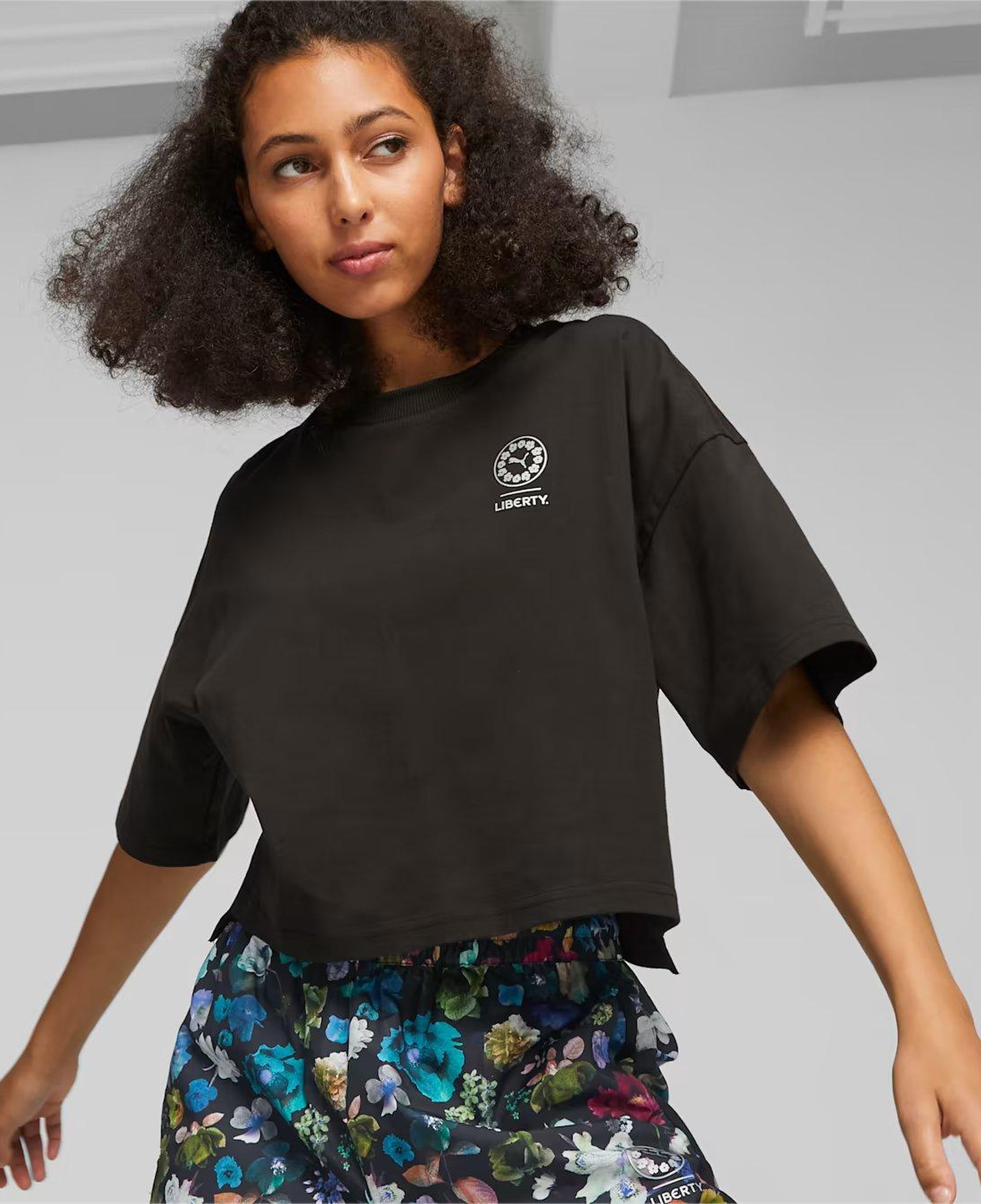 Puma X LIBERTY Kadın Siyah T-Shirt