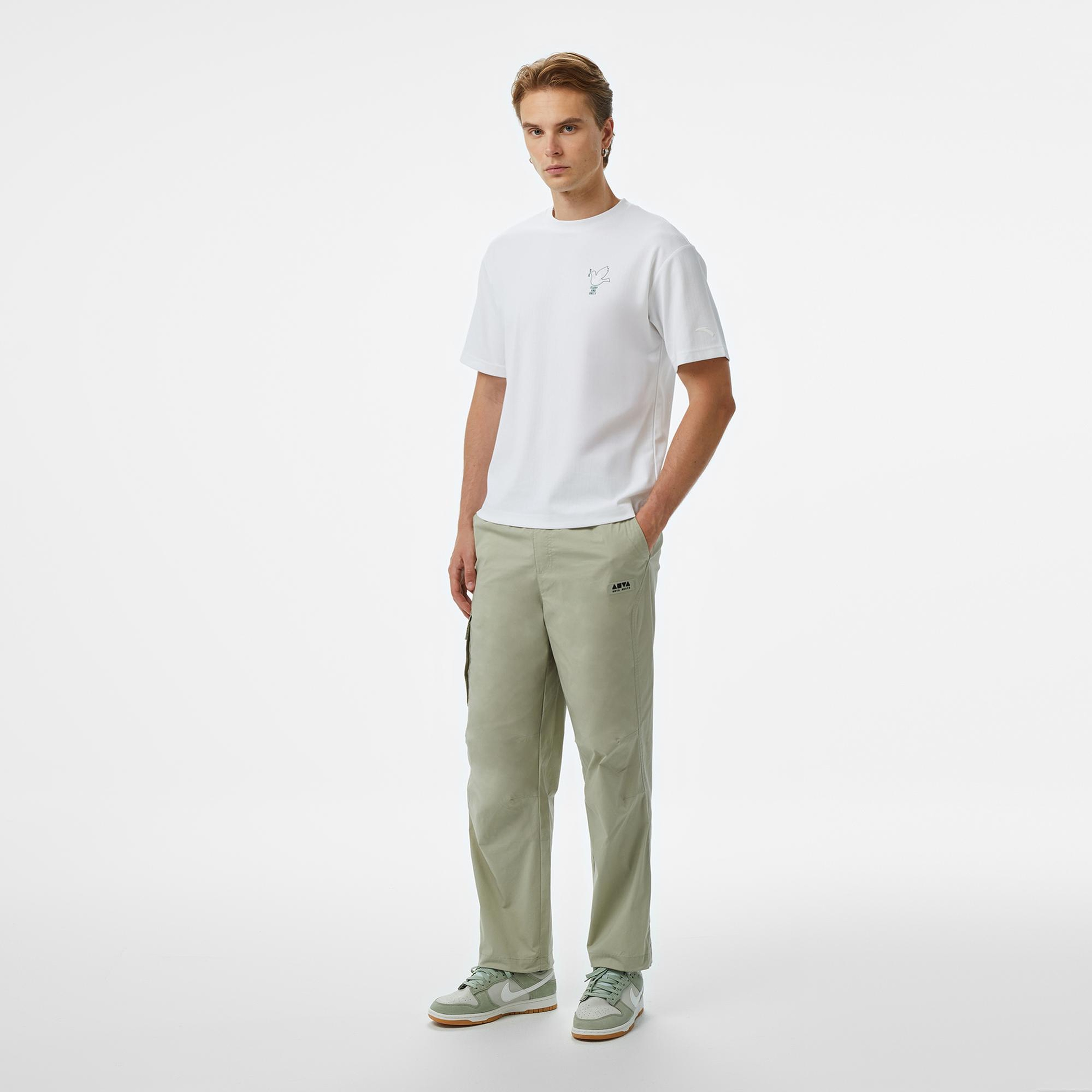 Anta Sports Erkek Beyaz T-Shirt