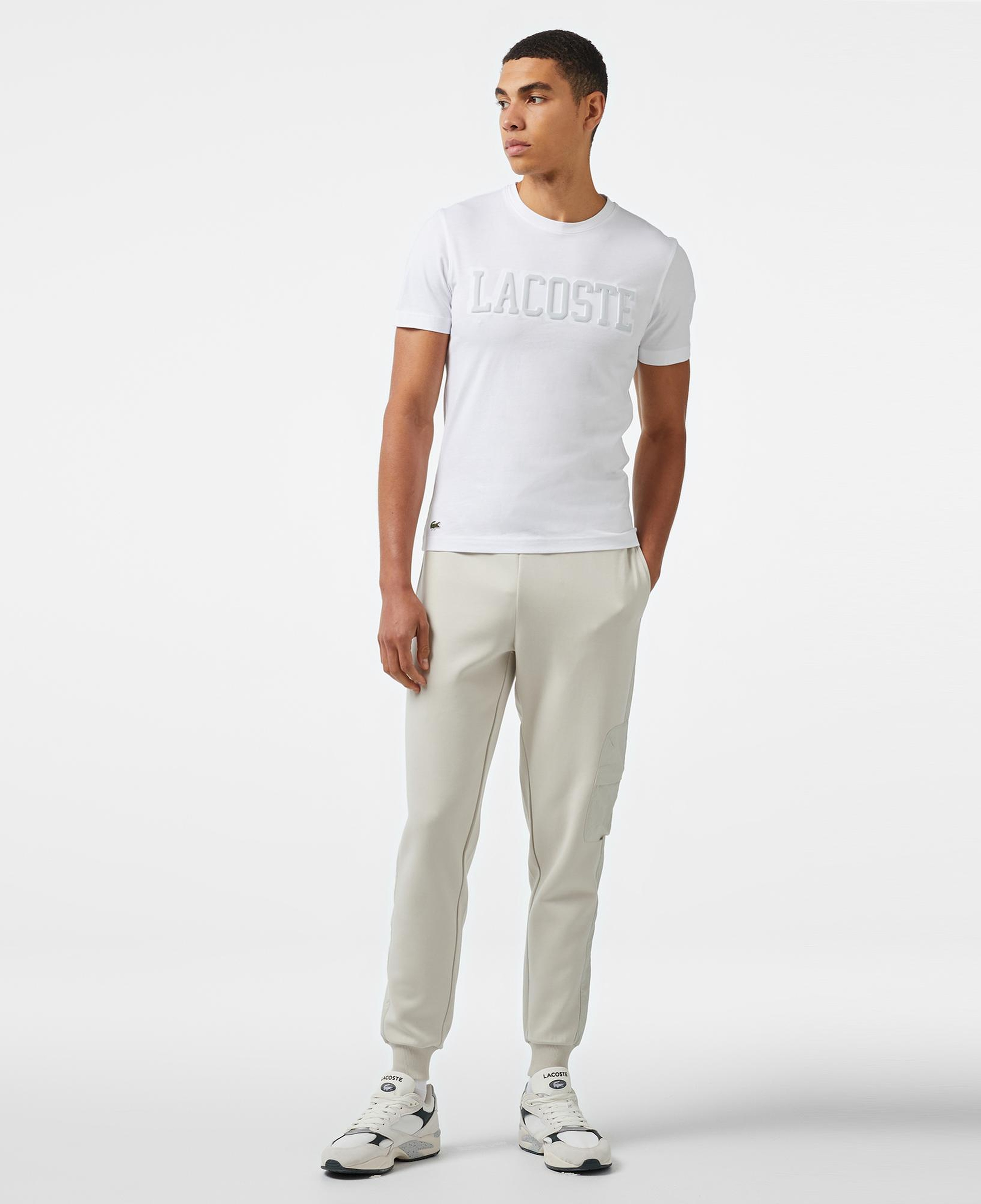 Lacoste Classic Erkek Regular Fit Krem Eşofman Altı