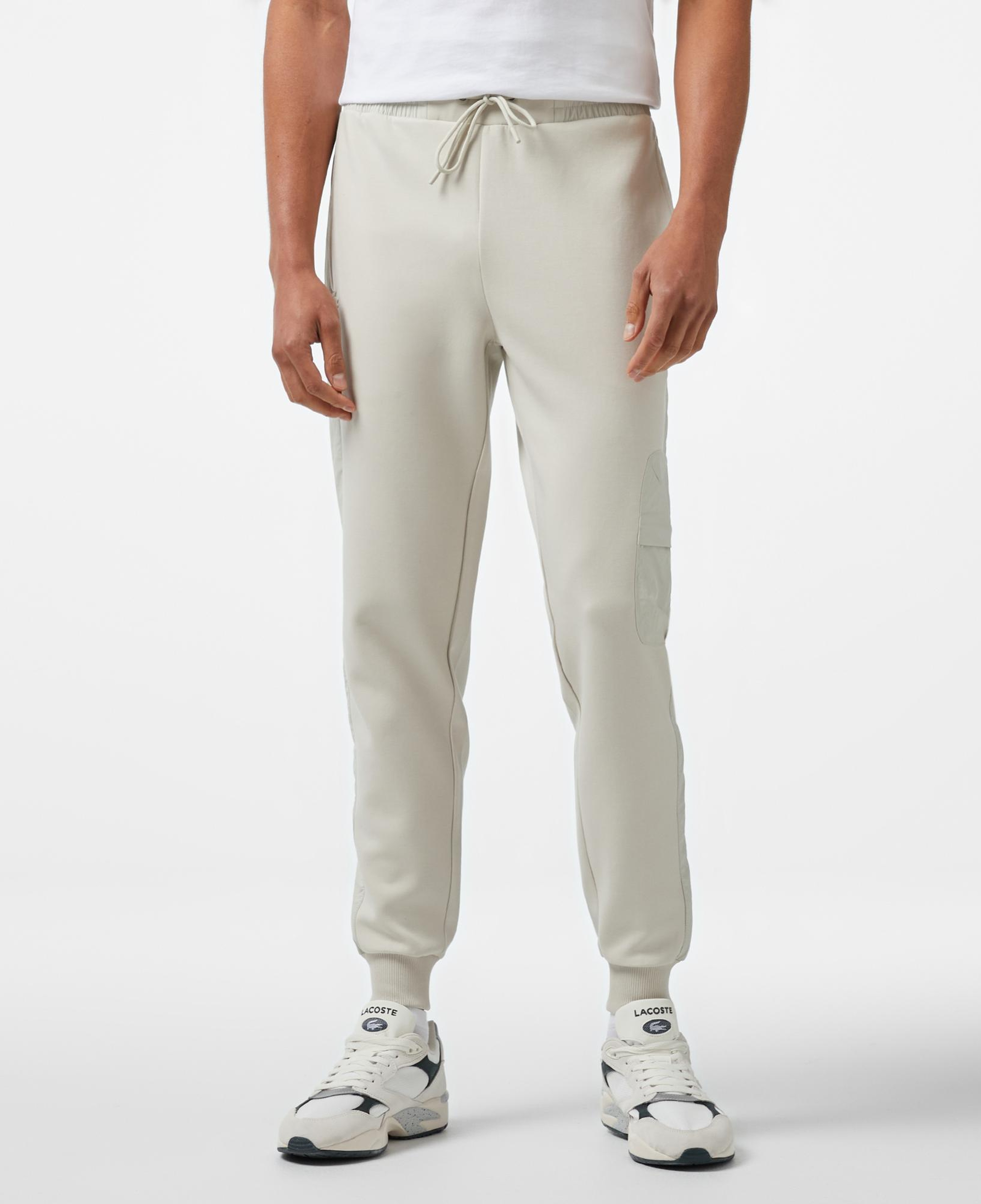 Lacoste Classic Erkek Regular Fit Krem Eşofman Altı