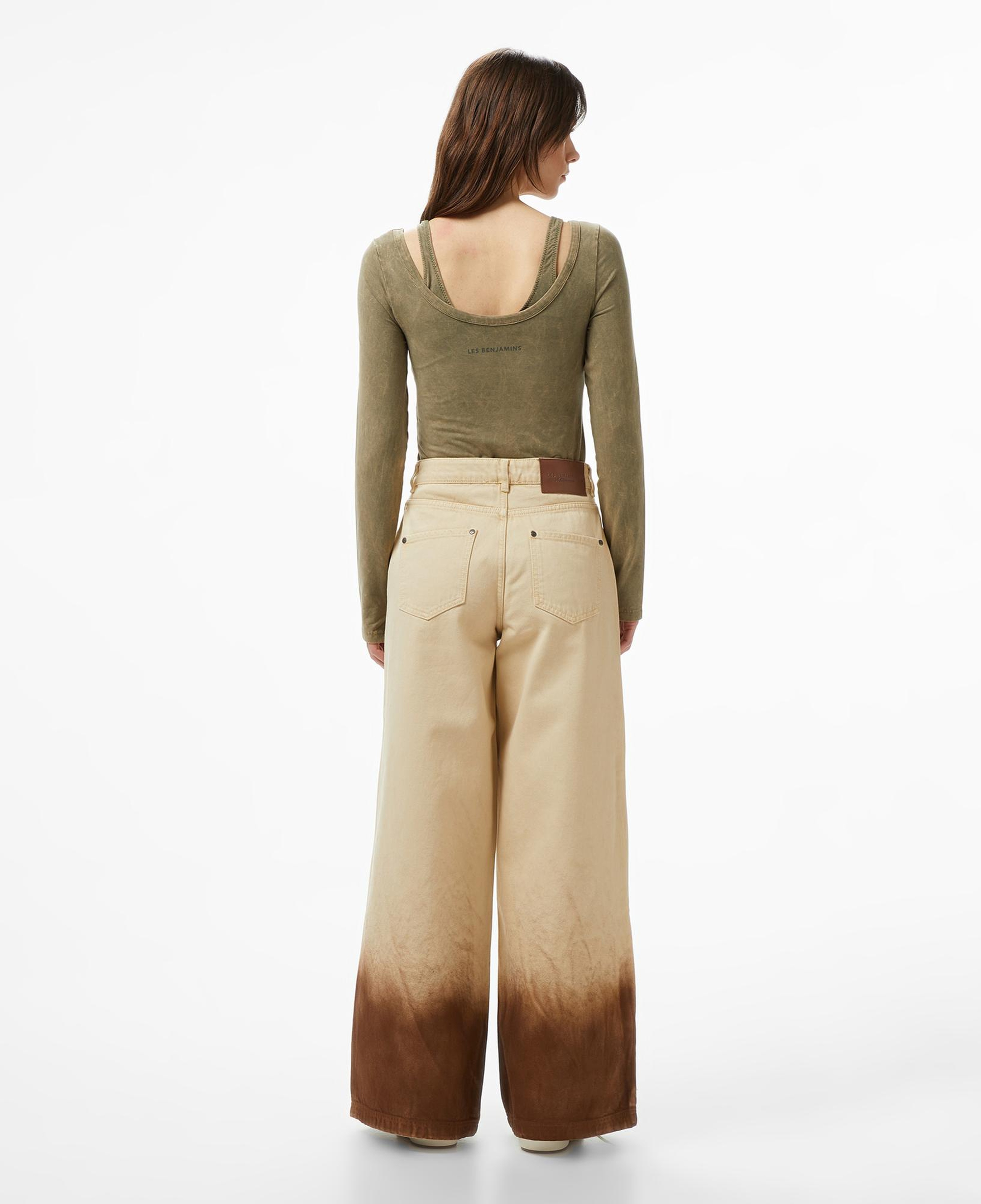 Les Benjamins Regular Fit Kadın Bej Pantolon