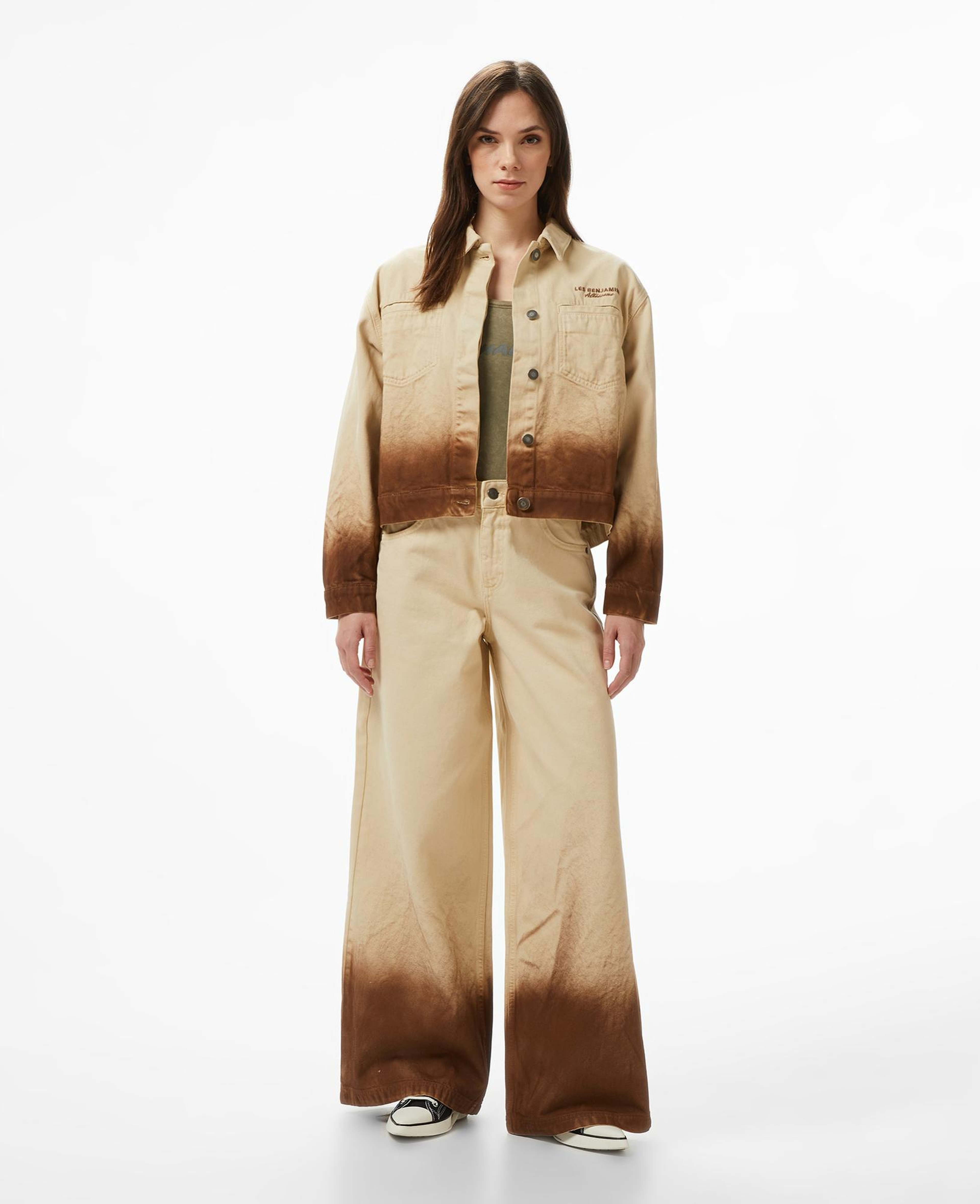 Les Benjamins Regular Fit Kadın Bej Pantolon