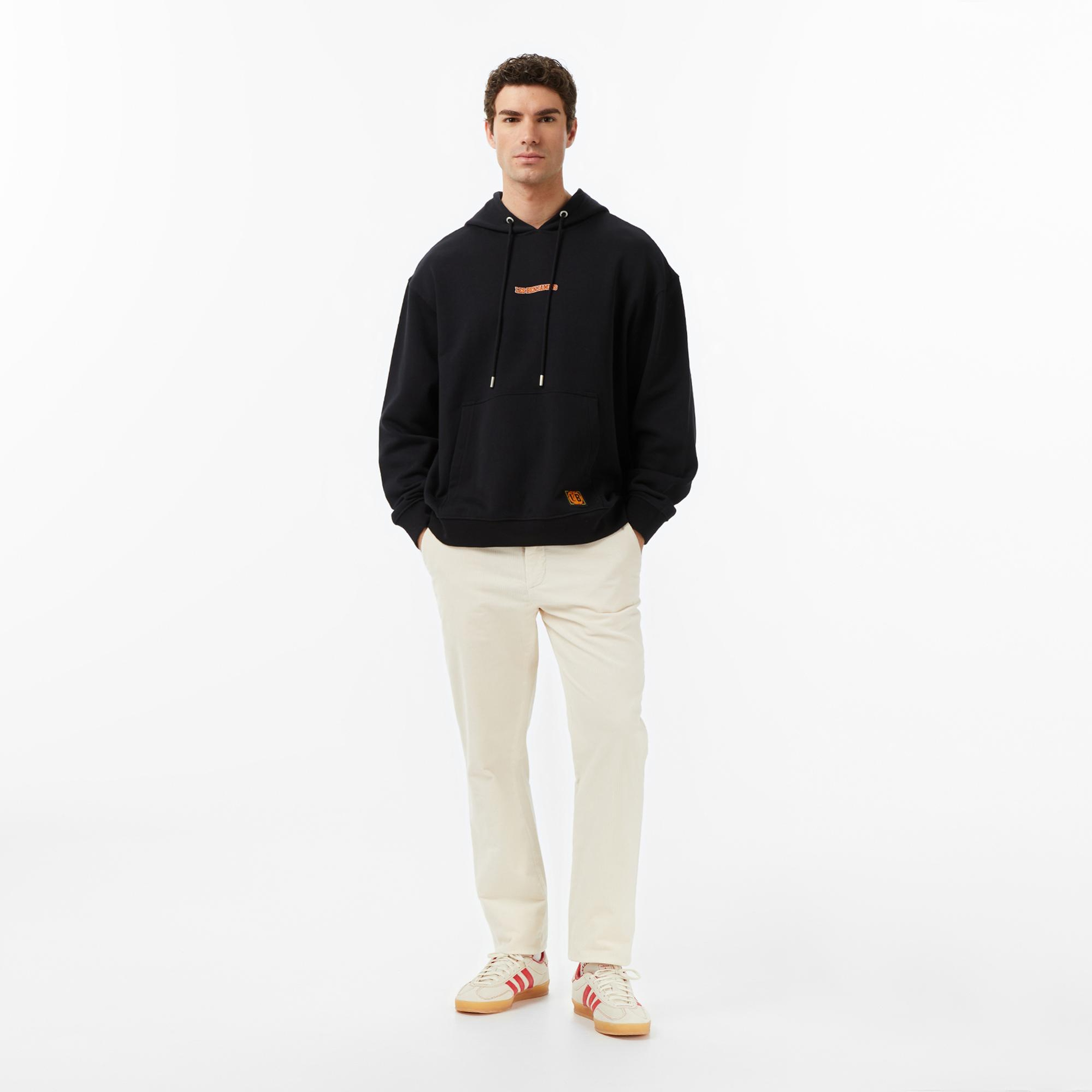 Les Benjamins Essentials 702 Erkek Siyah Sweatshirt
