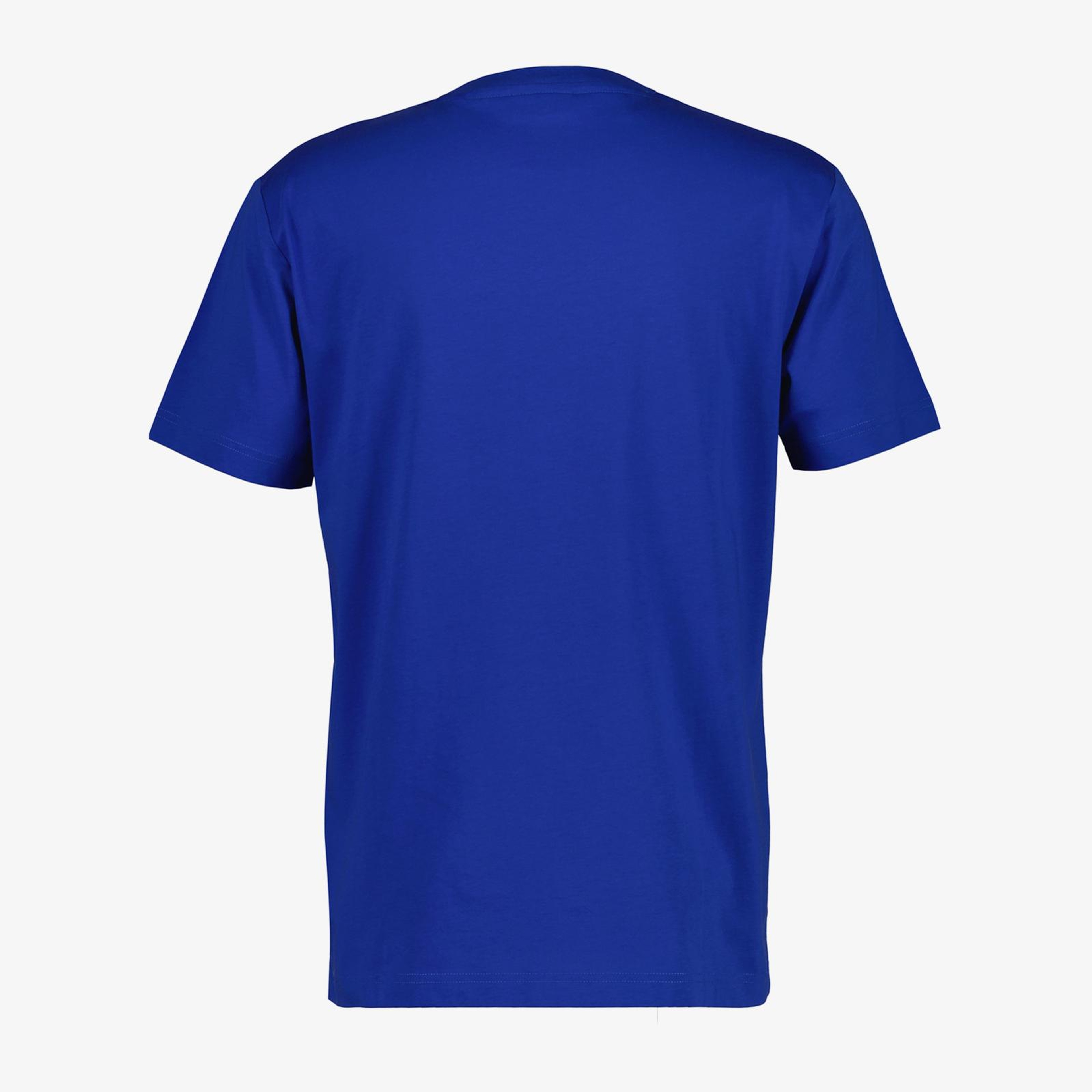 GANT Erkek Mavi Baskılı Kısa Kollu T-Shirt