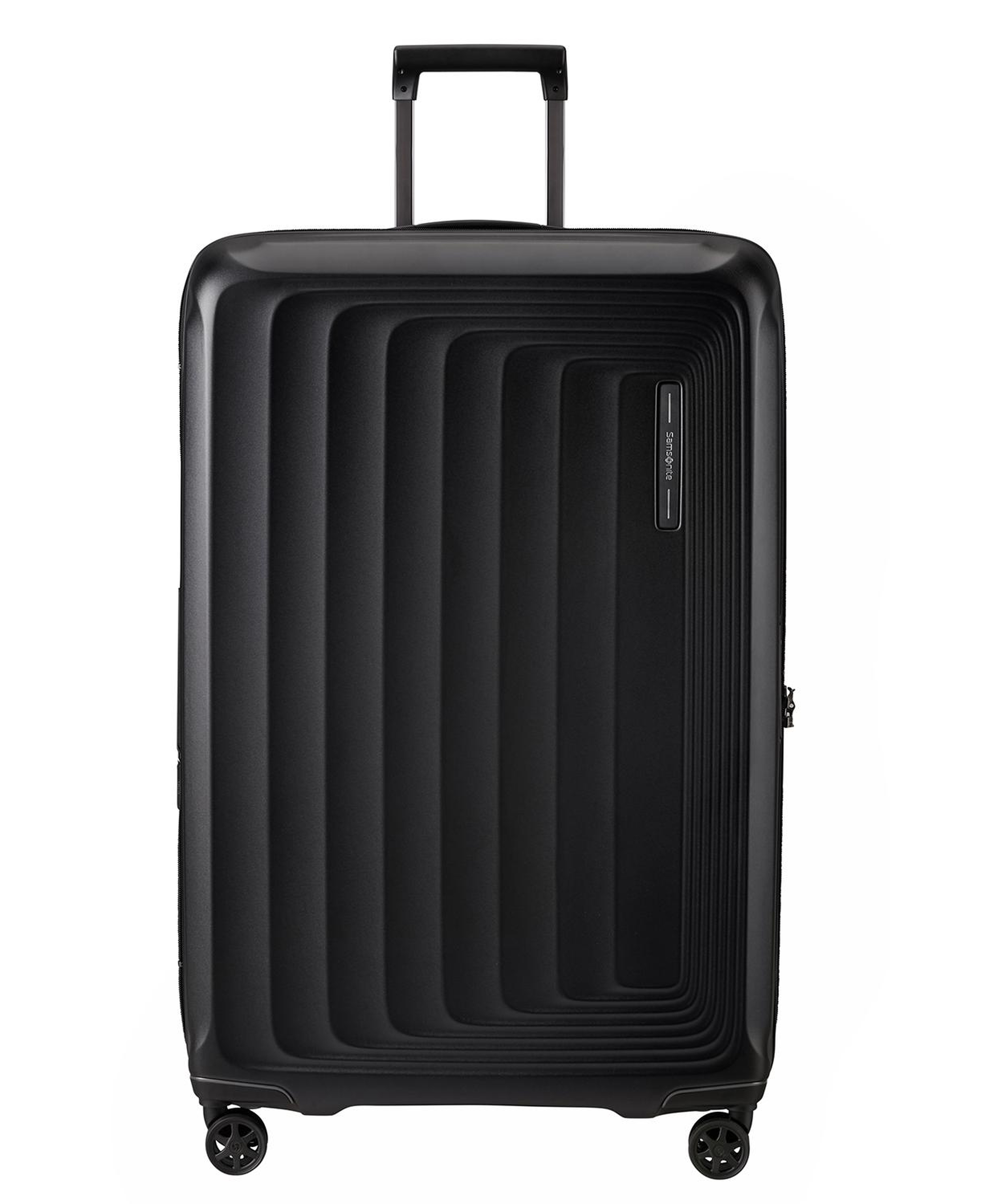 Samsonite Siyah Spinner Nuon Körüklü 4 Tekerlekli 81 cm Büyük Boy Valiz